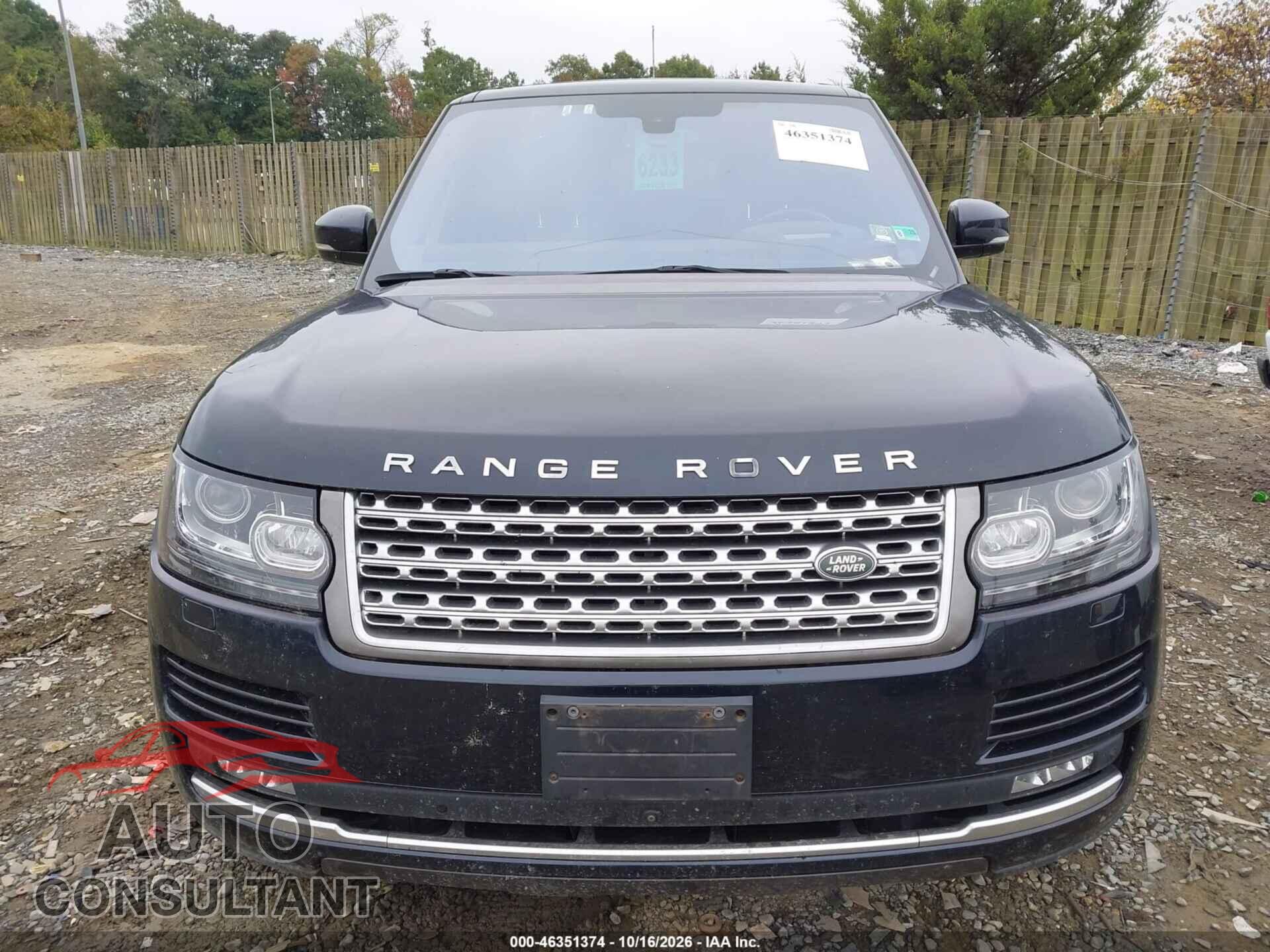 LAND ROVER RANGE ROVER 2016 - SALGS2EF8GA257003