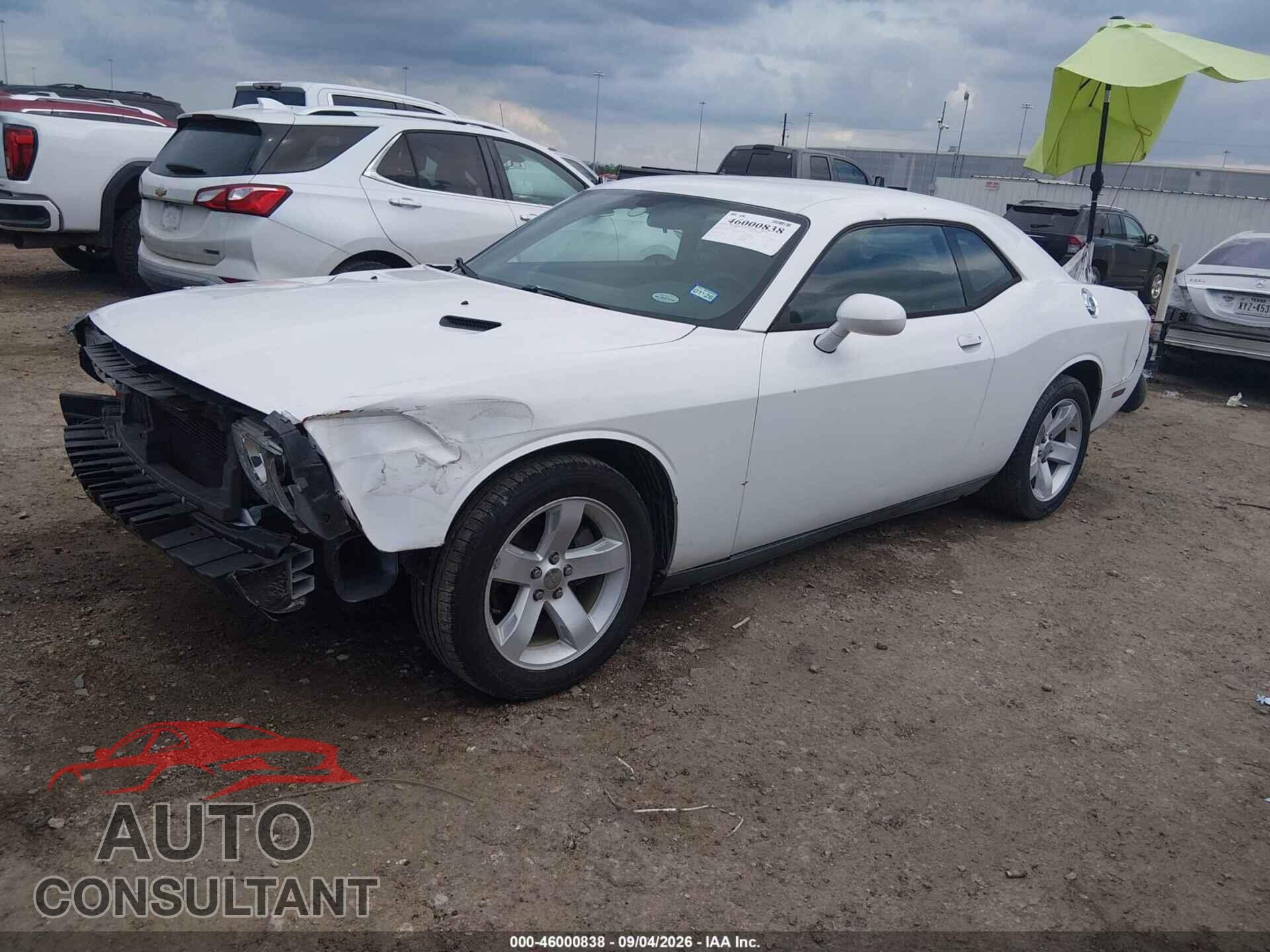 DODGE CHALLENGER 2012 - 2C3CDYAG4CH125180