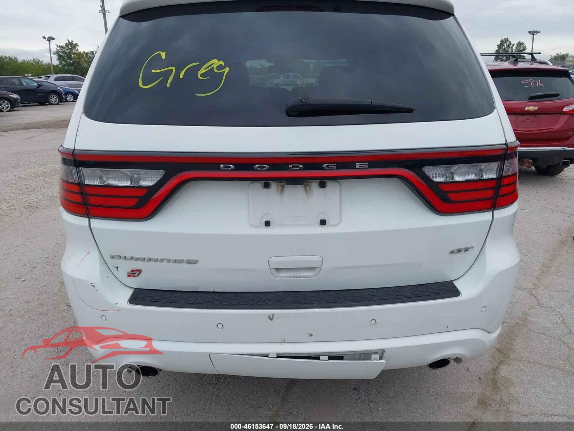 DODGE DURANGO 2018 - 1C4RDJDG5JC448307