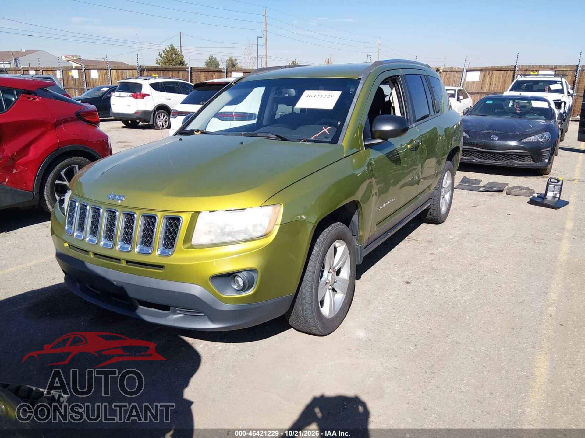 JEEP COMPASS 2012 - 1C4NJCBAXCD634214