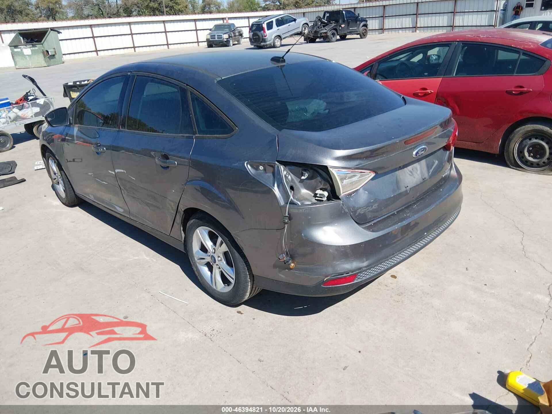 FORD FOCUS 2013 - 1FADP3F26DL307142