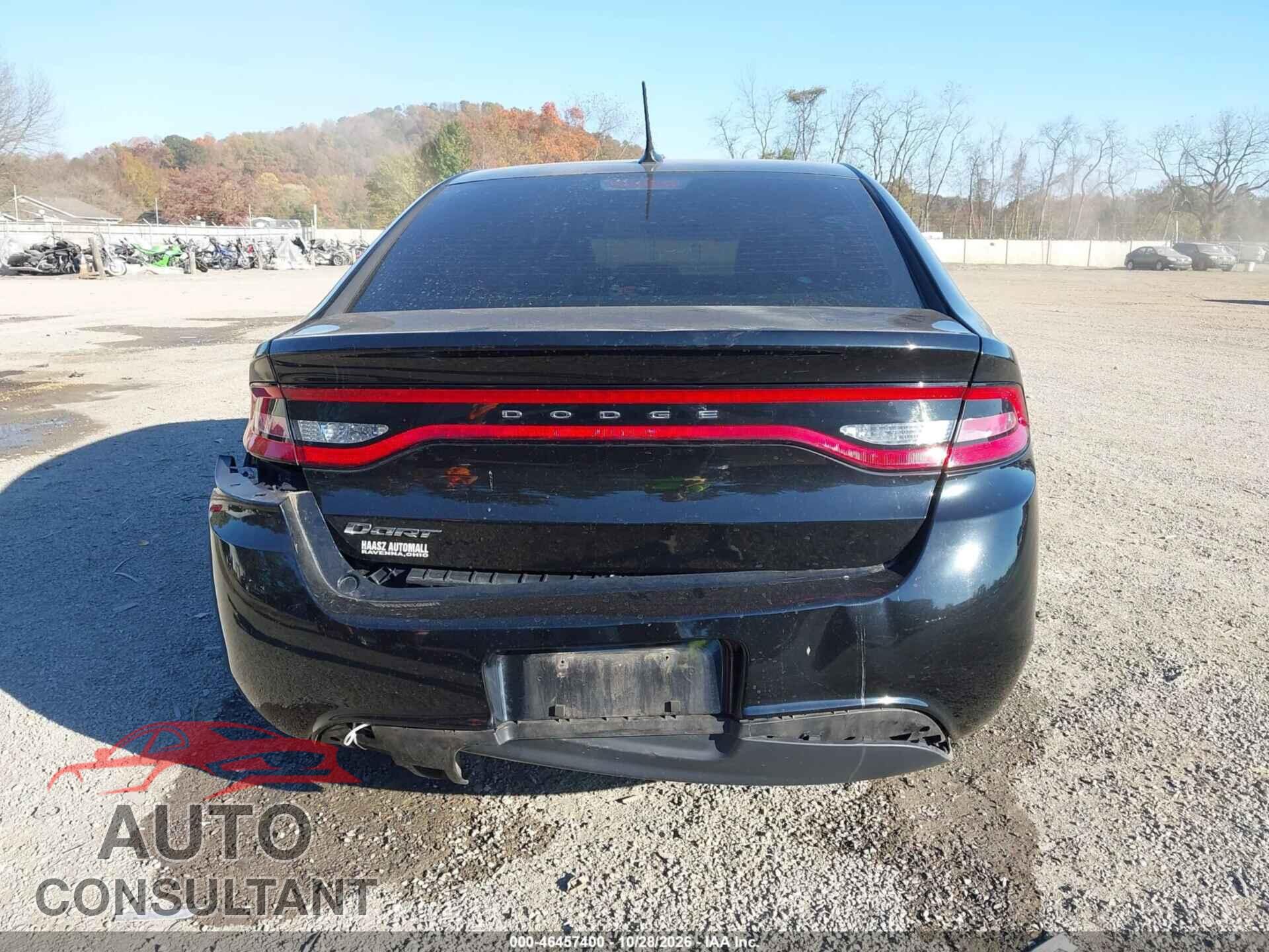 DODGE DART 2016 - 1C3CDFAA7GD544045