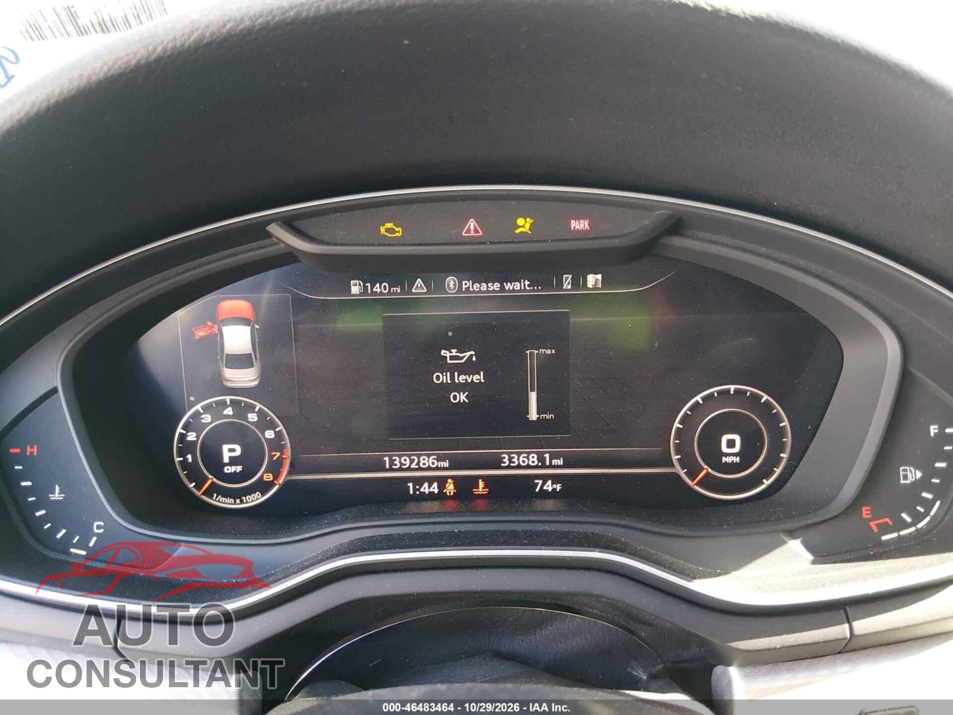AUDI A4 2017 - WAUENAF41HN009678