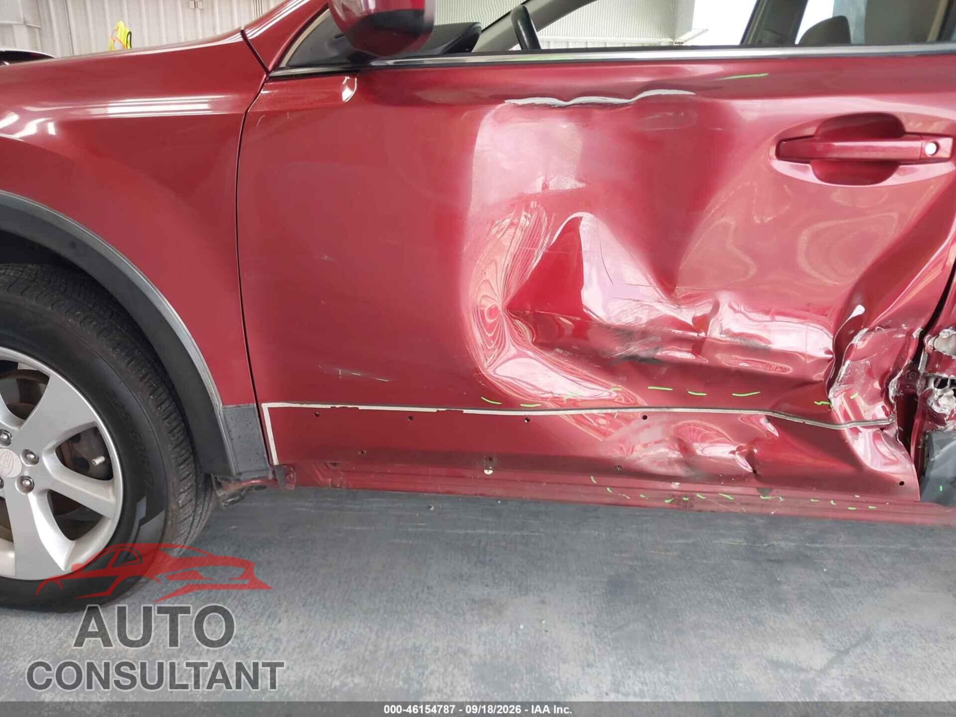 SUBARU OUTBACK 2014 - 4S4BRCCC2E3255014
