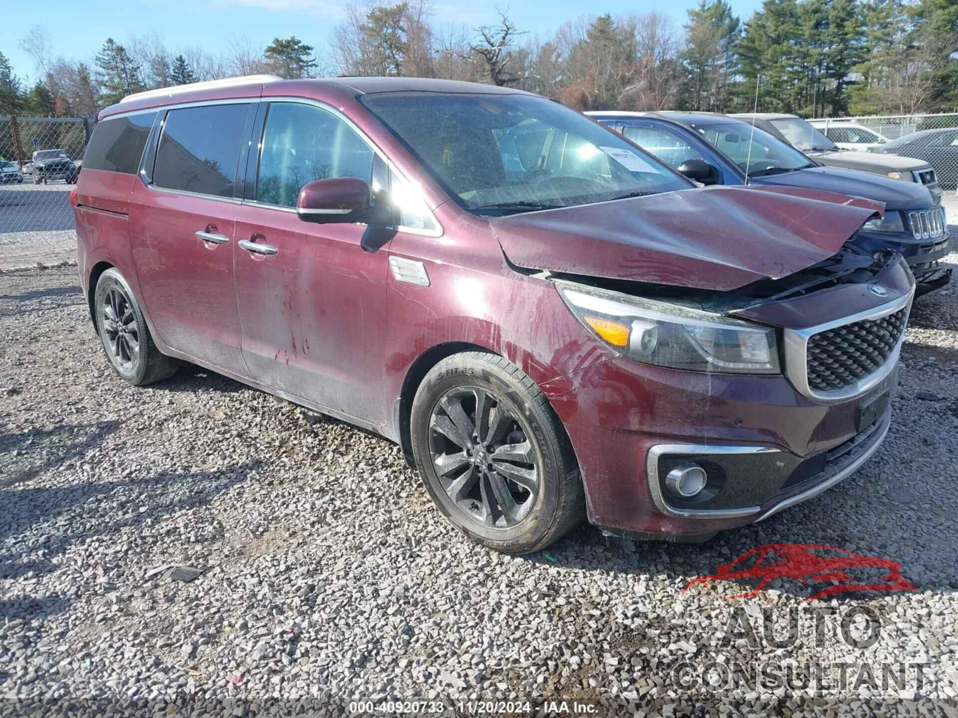 KIA SEDONA 2015 - KNDME5C13F6046951