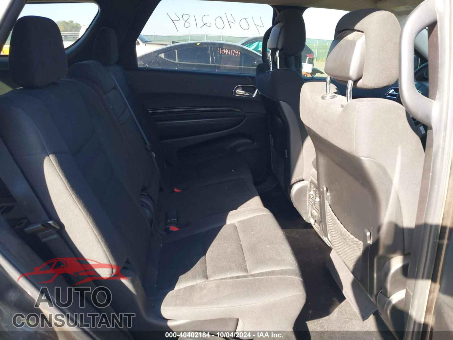 DODGE DURANGO 2012 - 1C4RDJDG5CC261667