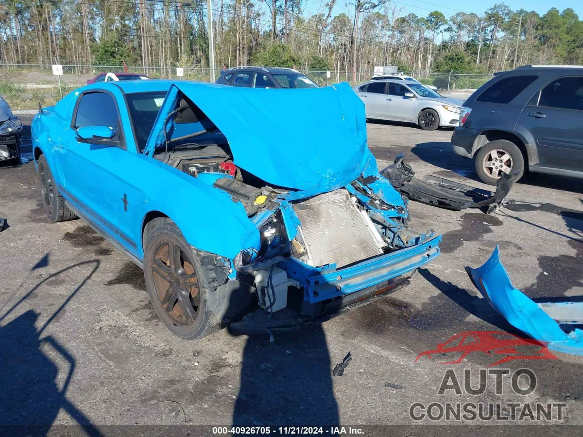 FORD MUSTANG 2012 - 1ZVBP8AM2C5233385