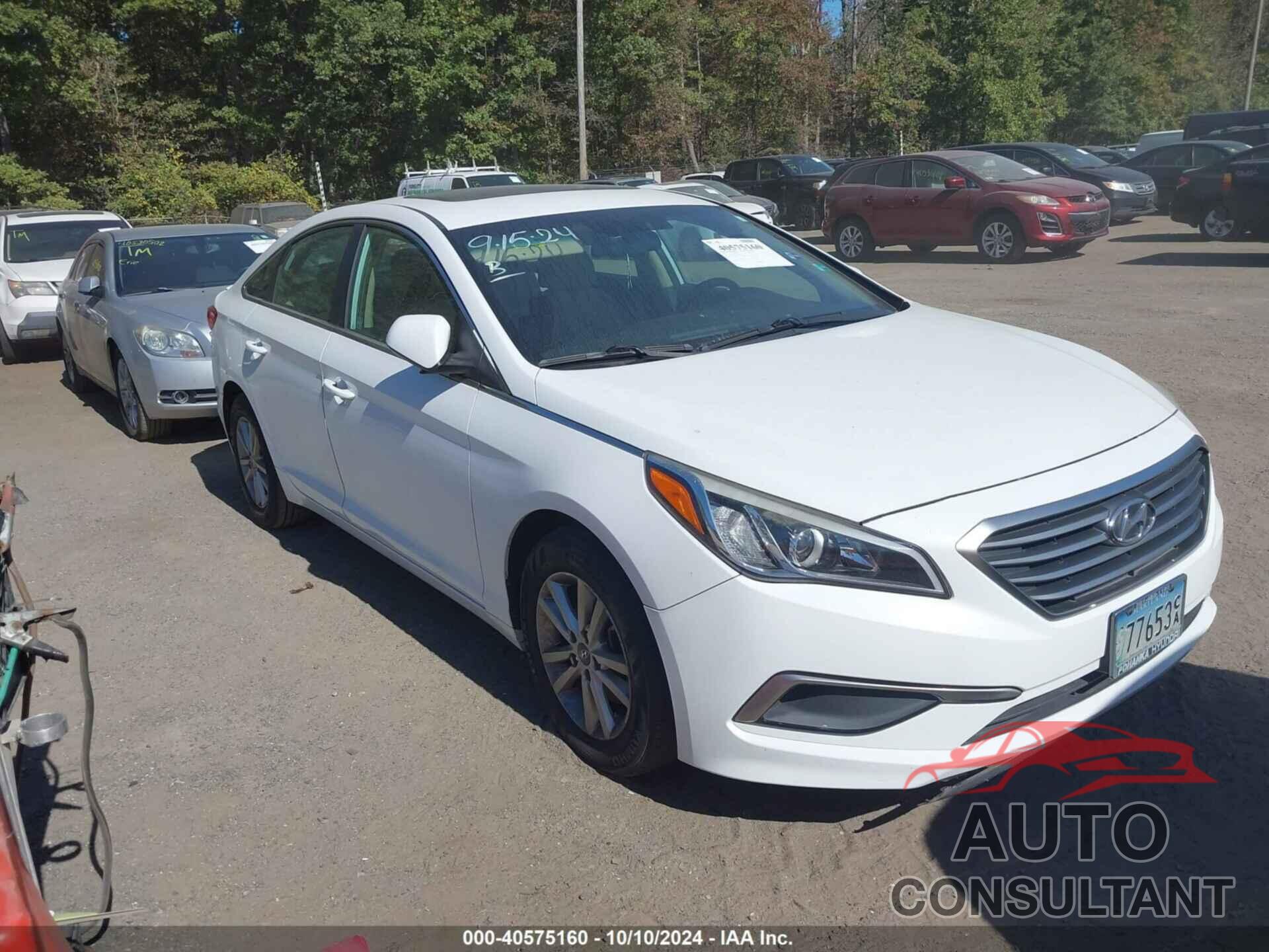 HYUNDAI SONATA 2016 - 5NPE24AFXGH272448