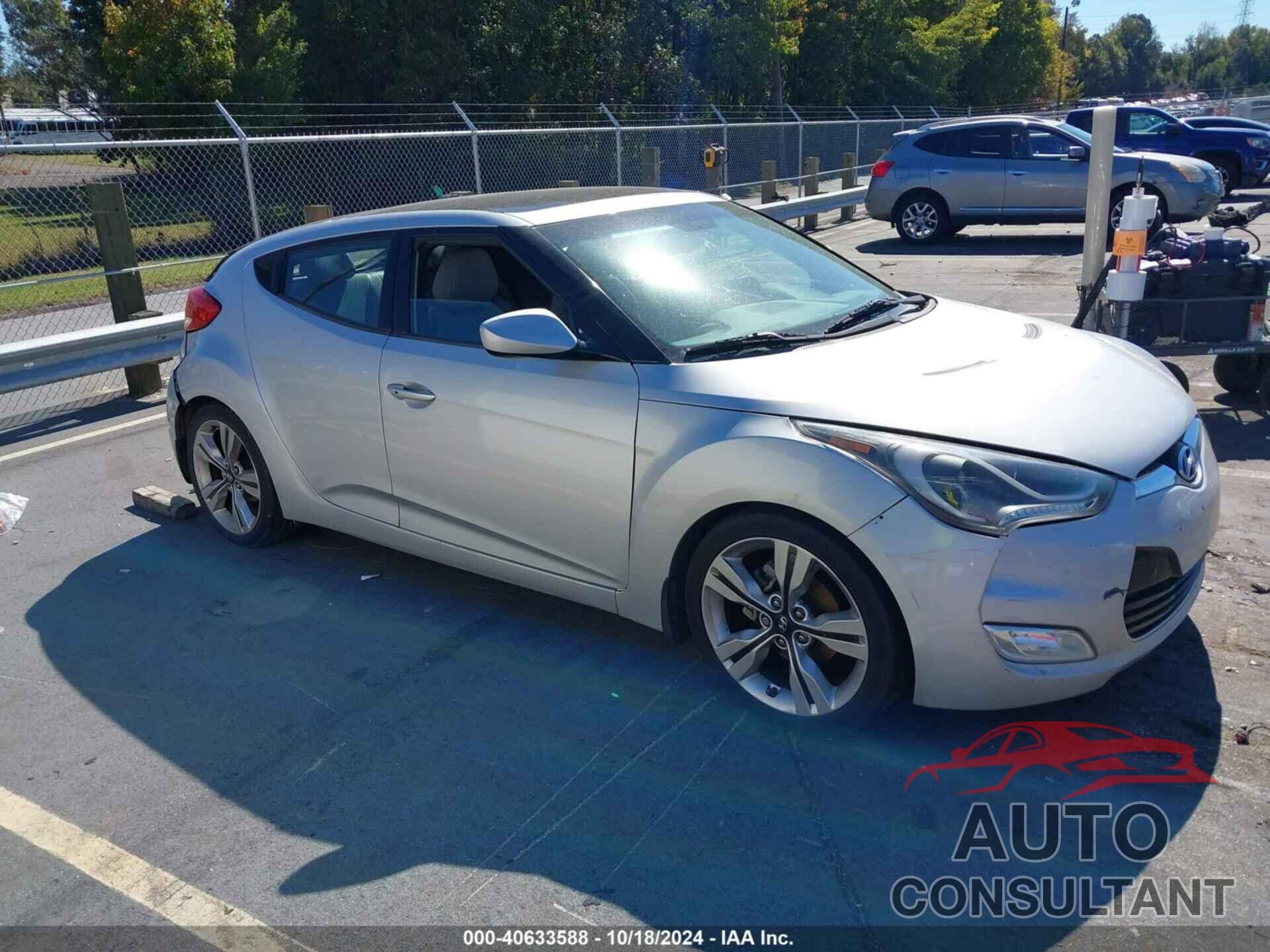 HYUNDAI VELOSTER 2012 - KMHTC6AD4CU057173