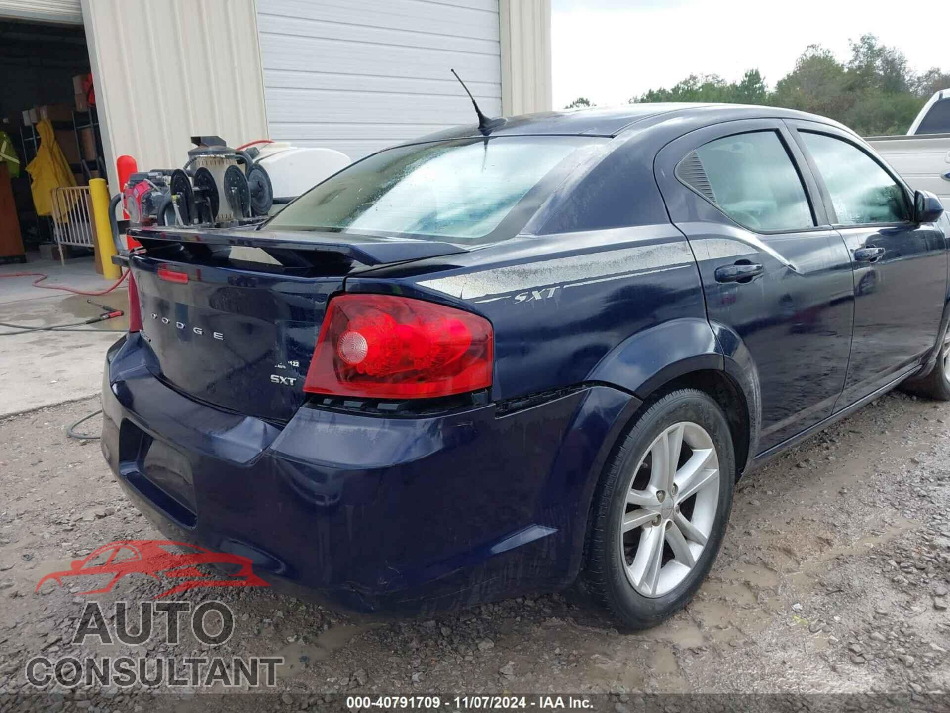 DODGE AVENGER 2013 - 1C3CDZCB6DN772874