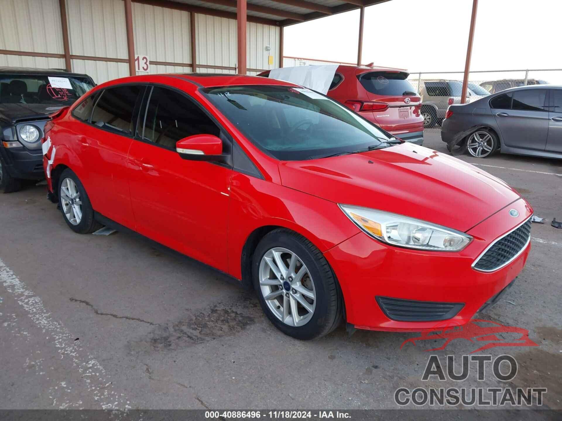 FORD FOCUS 2016 - 1FADP3F25GL231157