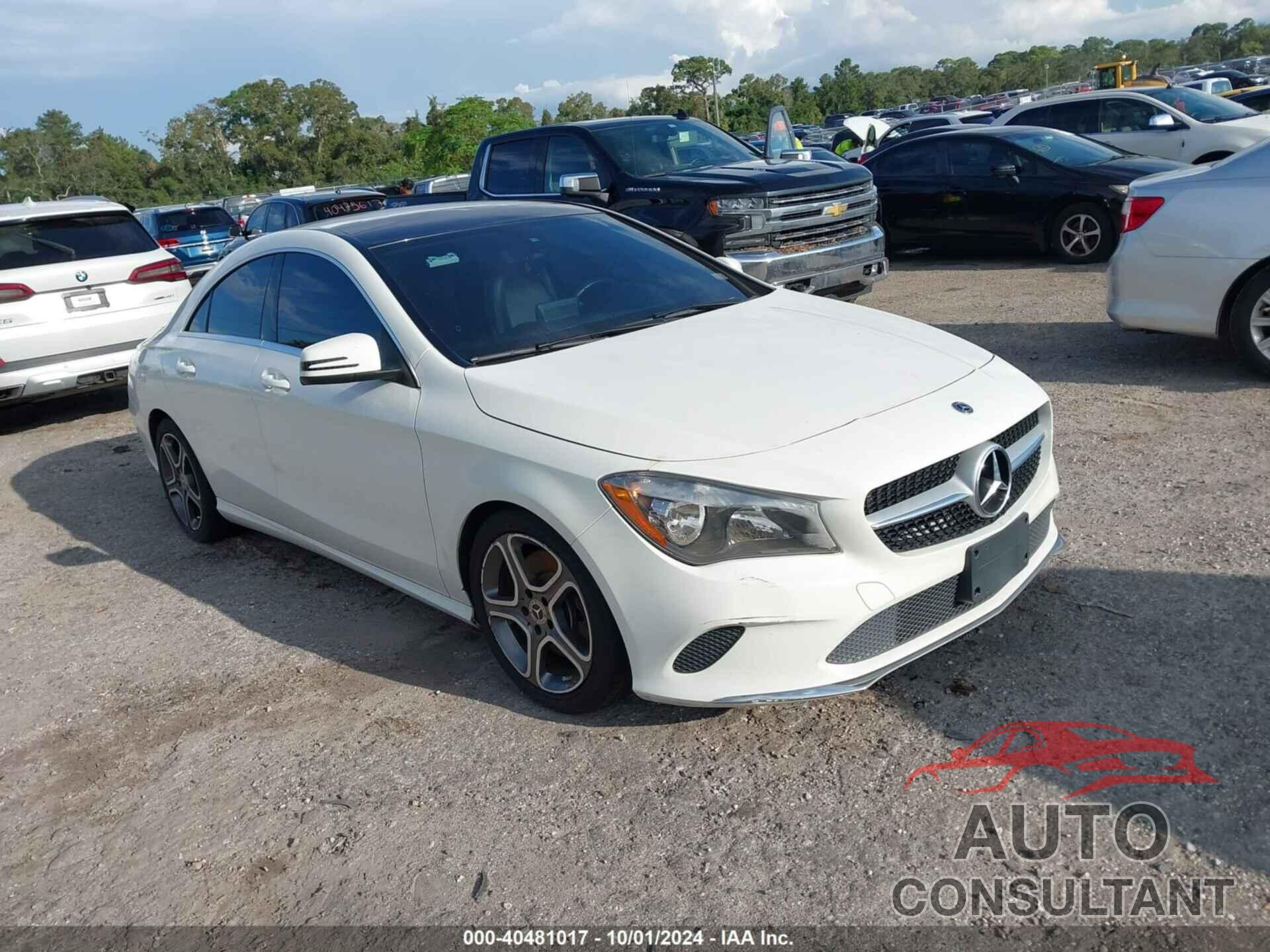 MERCEDES-BENZ CLA 2018 - WDDSJ4GB5JN518782