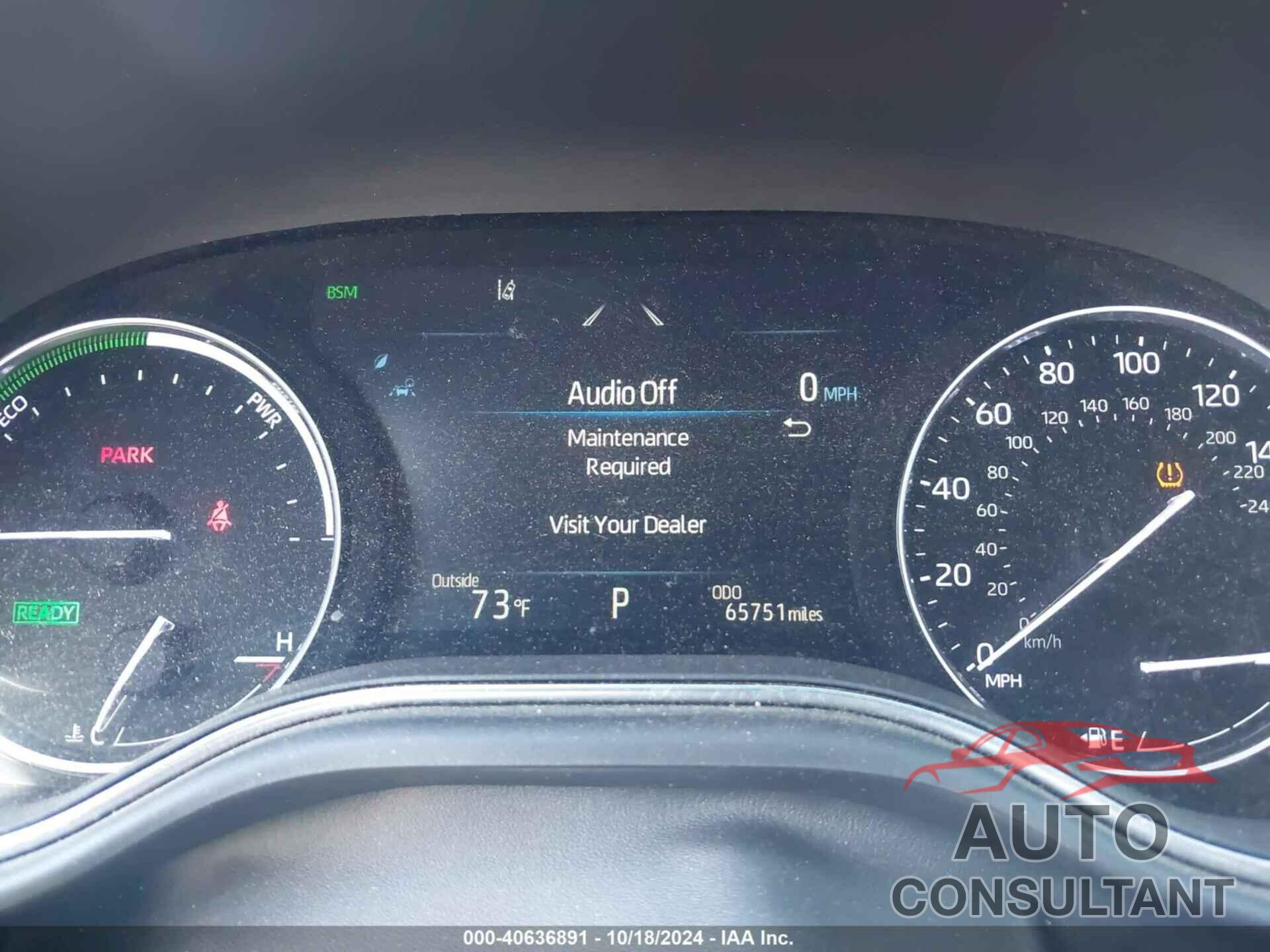 TOYOTA AVALON HYBRID 2019 - 4T1B21FB5KU008815