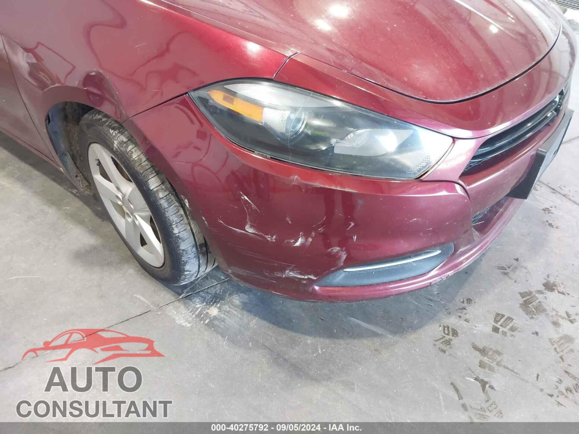 DODGE DART 2015 - 1C3CDFBBXFD237085