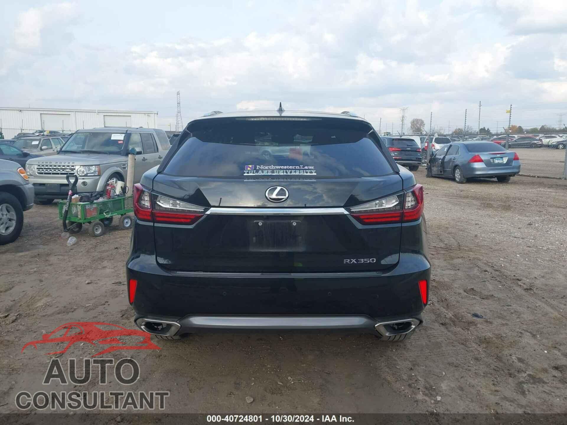 LEXUS RX 2018 - 2T2BZMCA0JC144192