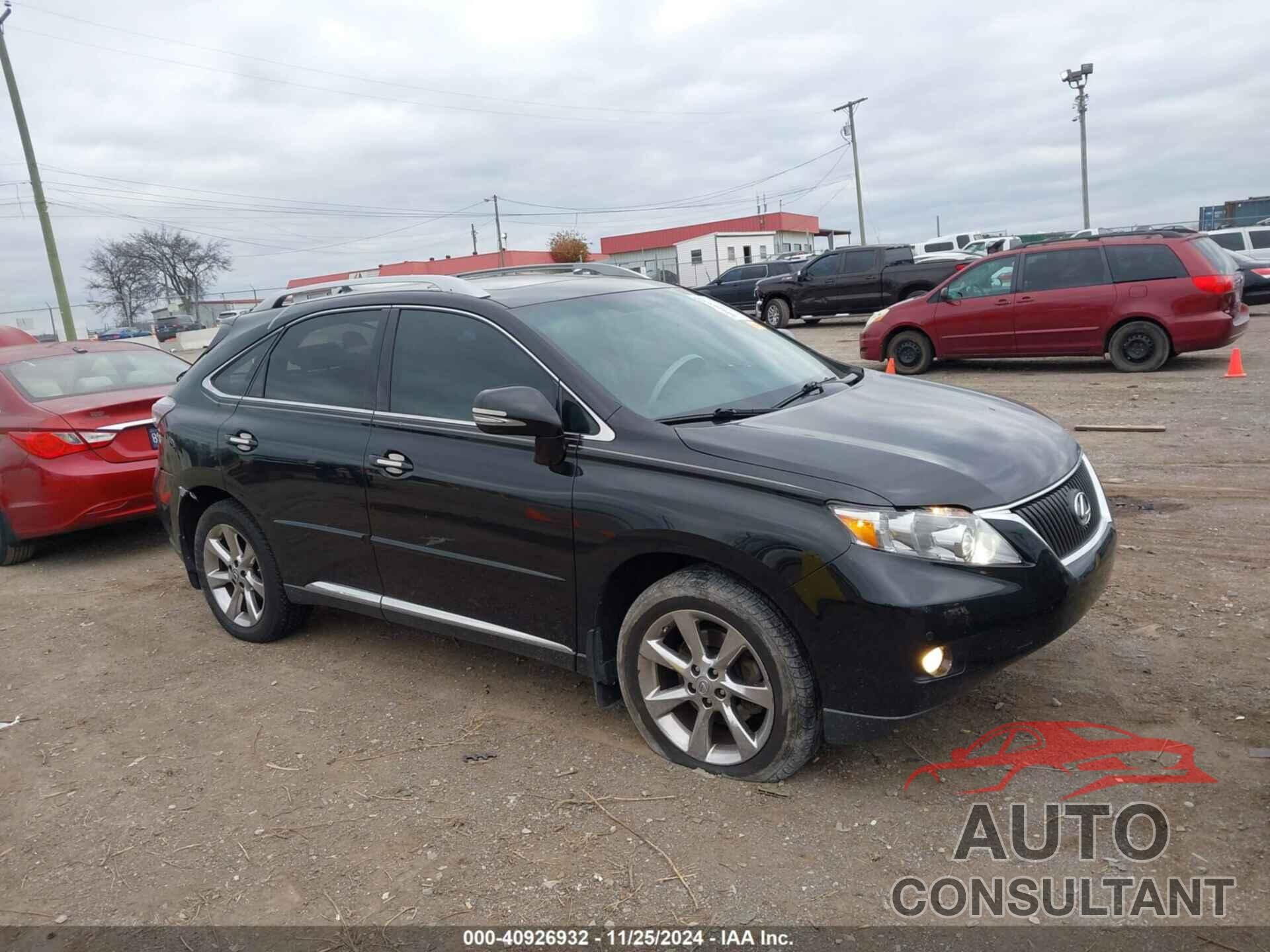 LEXUS RX 350 2010 - 2T2BK1BAXAC073474