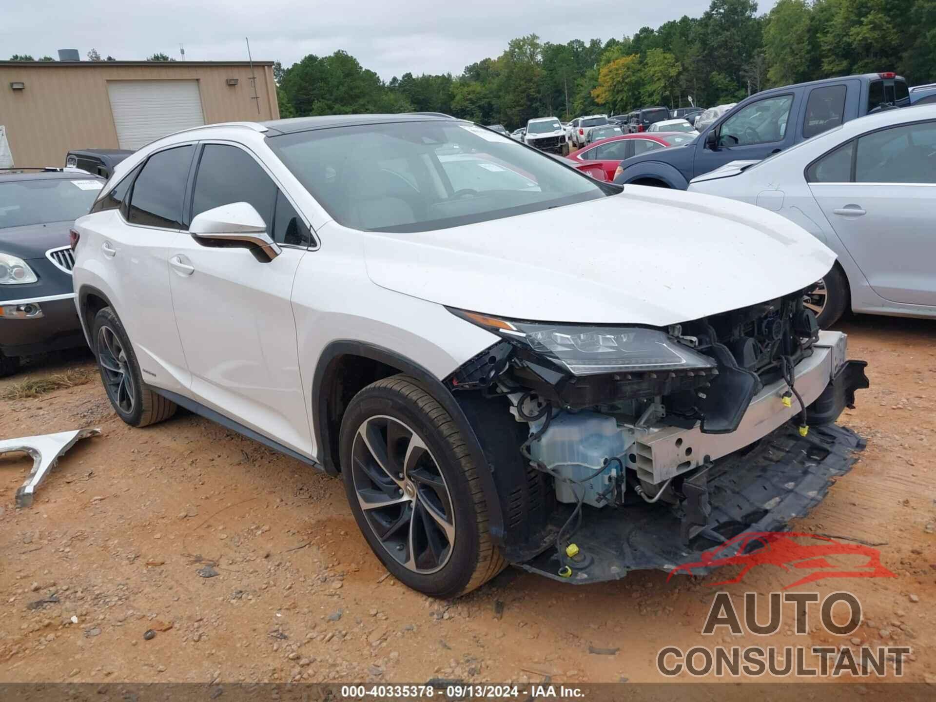 LEXUS RX 450H 2017 - 2T2BGMCA3HC014648