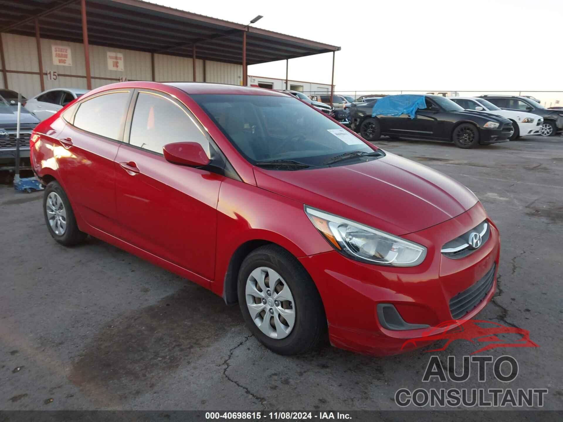 HYUNDAI ACCENT 2016 - KMHCT4AE7GU046638