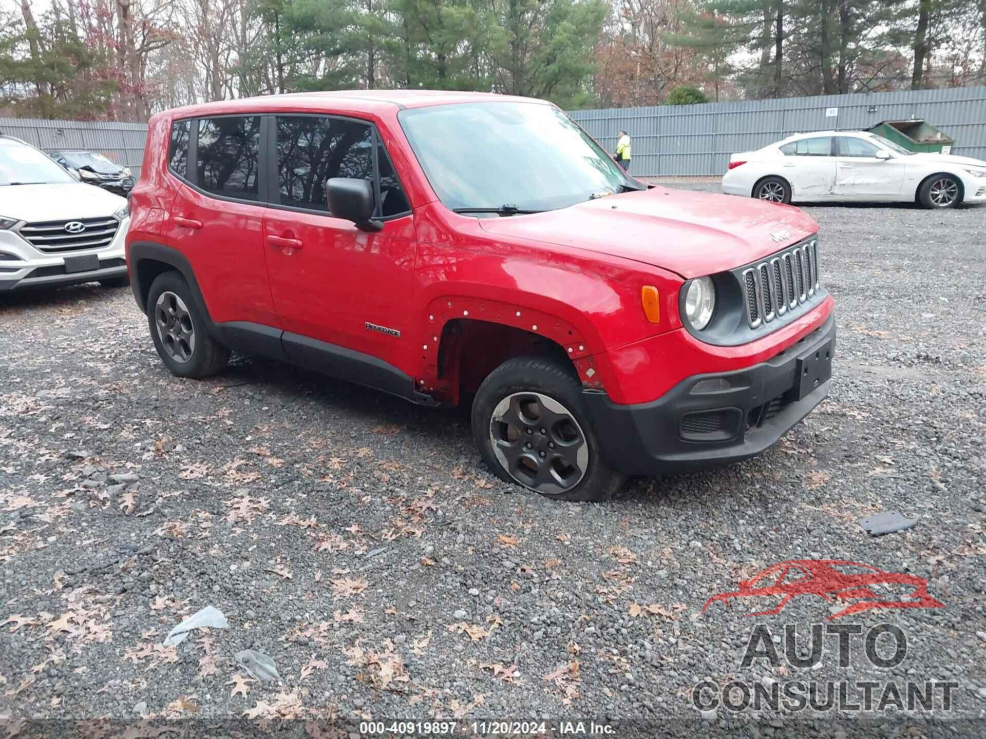 JEEP RENEGADE 2016 - ZACCJBAT5GPD09336