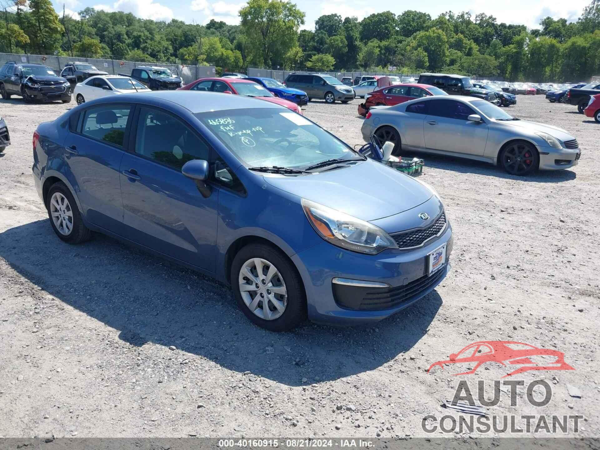 KIA RIO 2016 - KNADM4A30G6659836