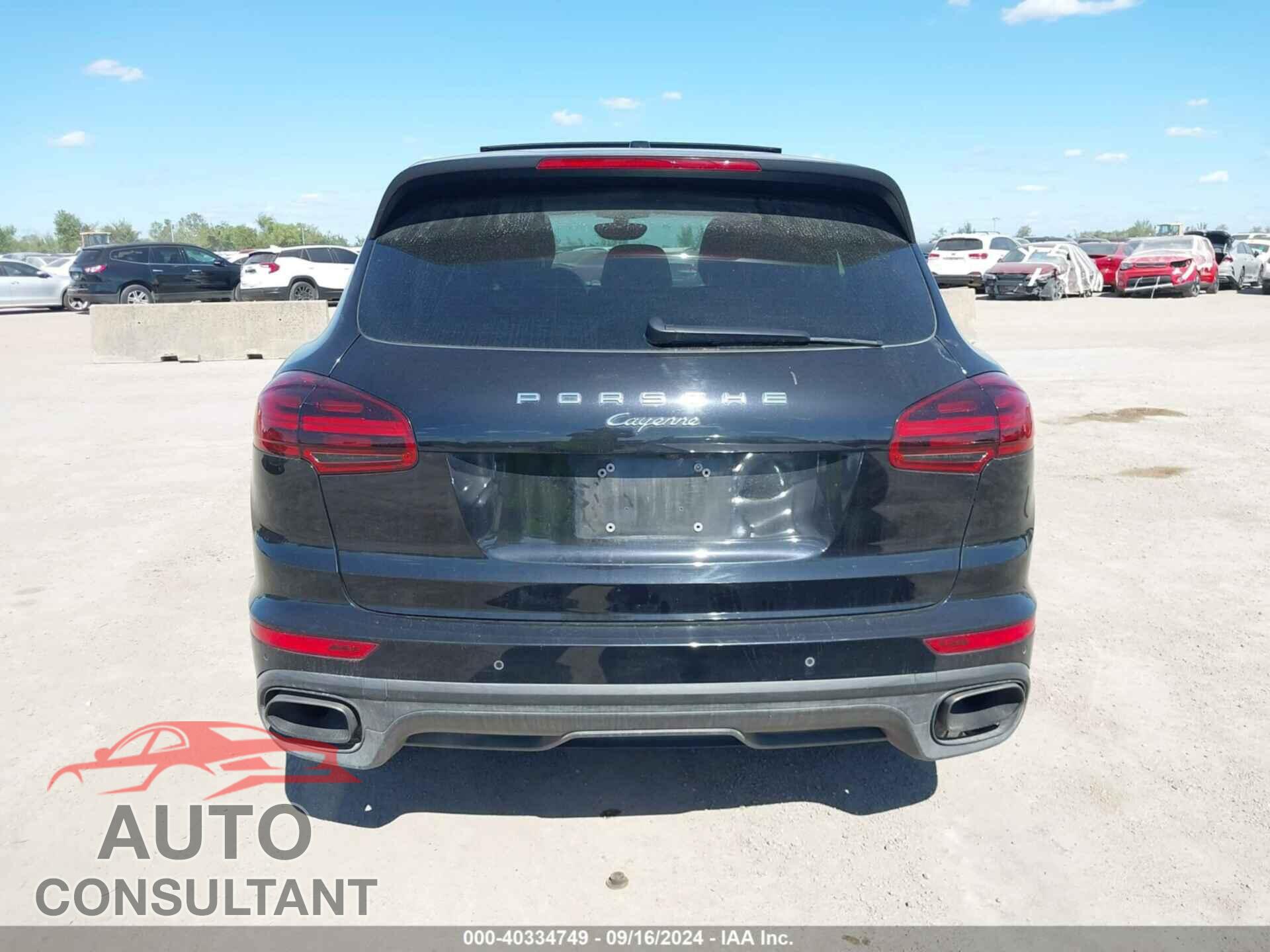 PORSCHE CAYENNE 2016 - WP1AA2A20GLA10788
