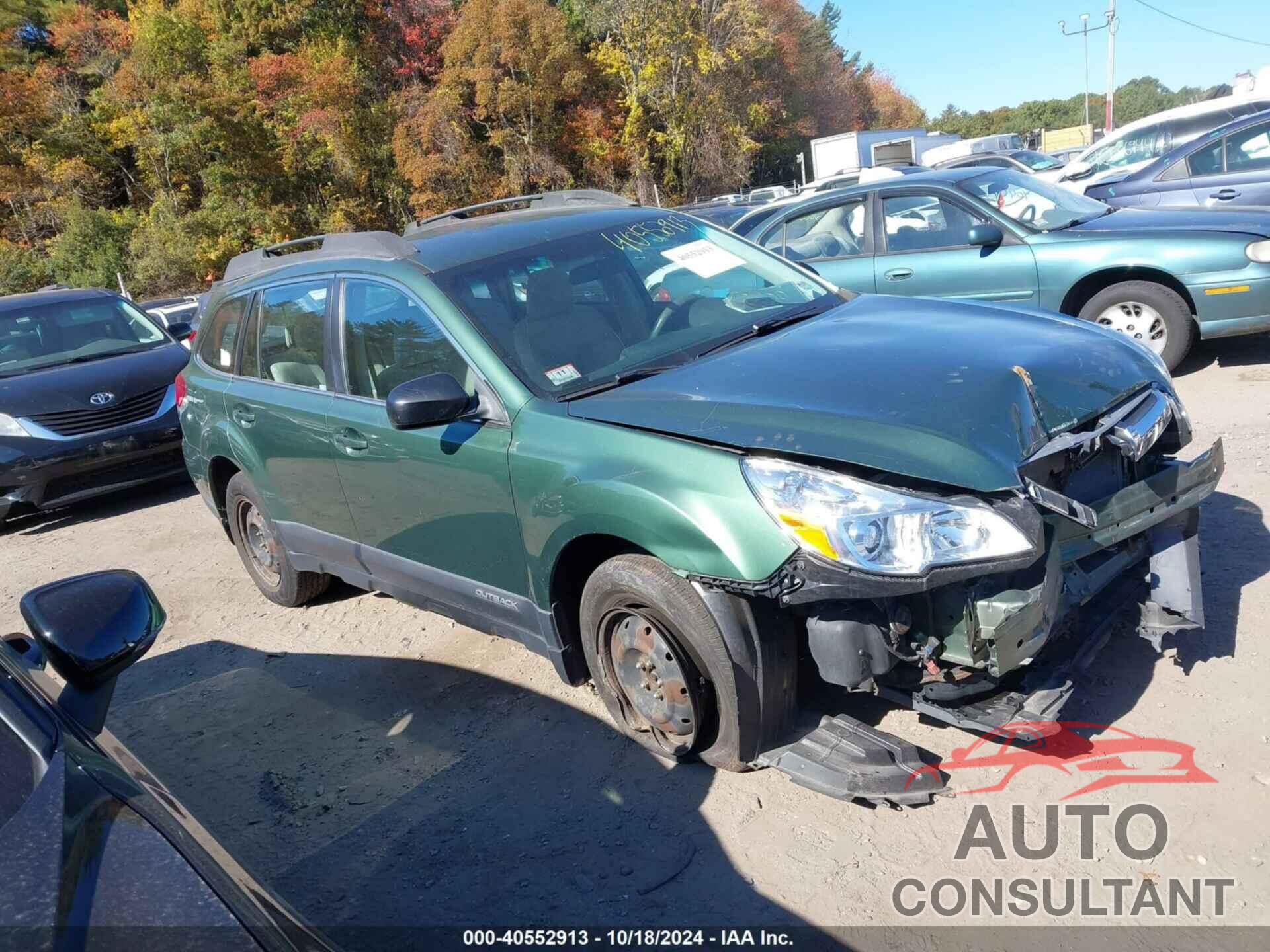 SUBARU OUTBACK 2013 - 4S4BRBAC6D3297617