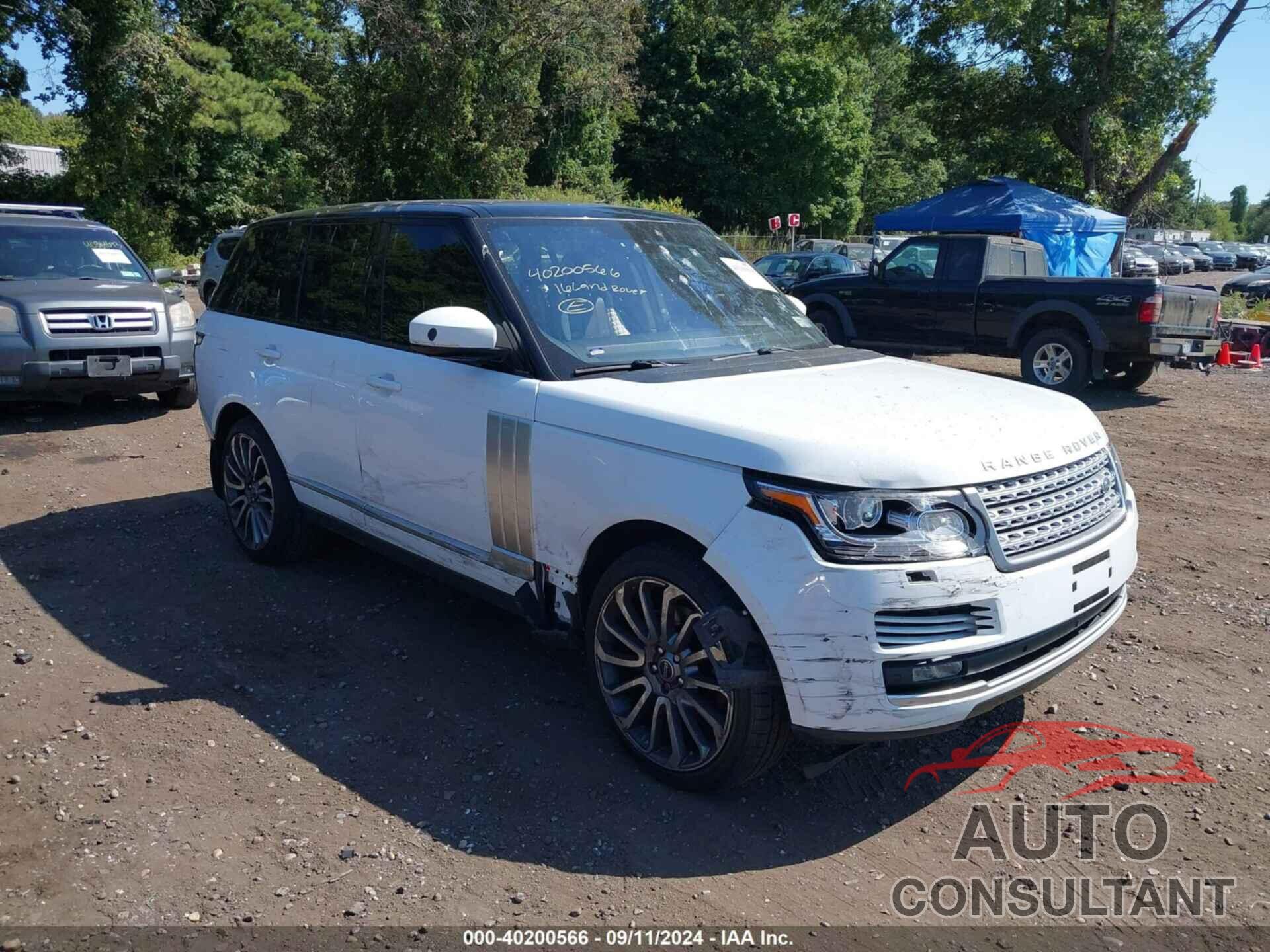 LAND ROVER RANGE ROVER 2016 - SALGS2KF5GA258369