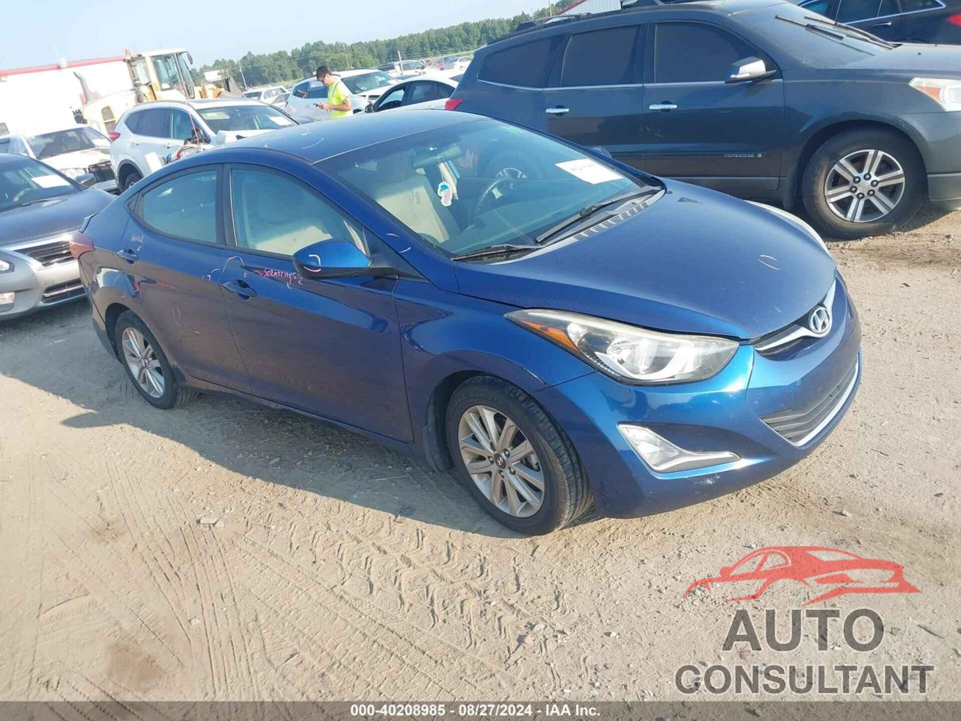HYUNDAI ELANTRA 2016 - 5NPDH4AE5GH790209