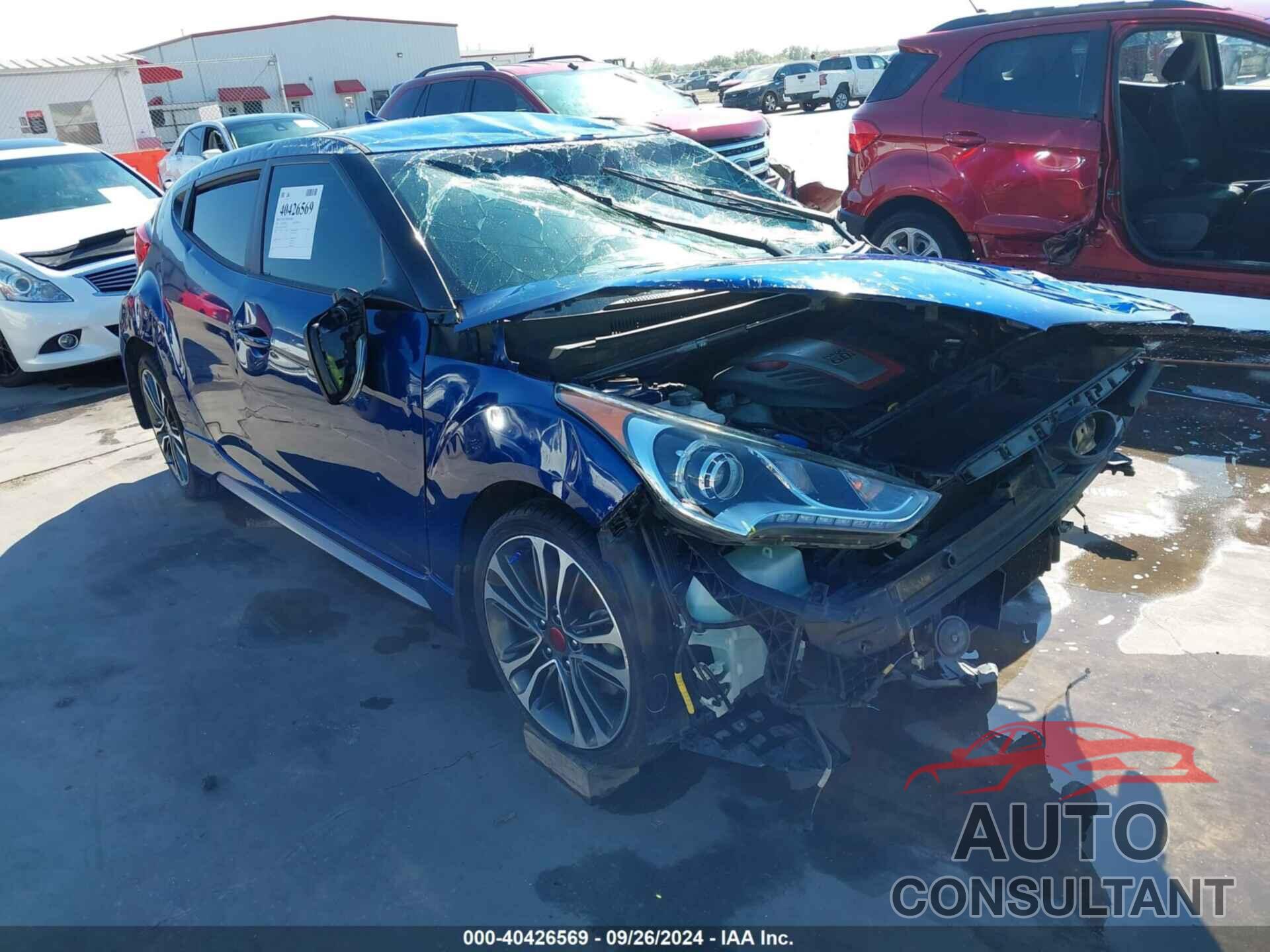 HYUNDAI VELOSTER 2016 - KMHTC6AE2GU265566