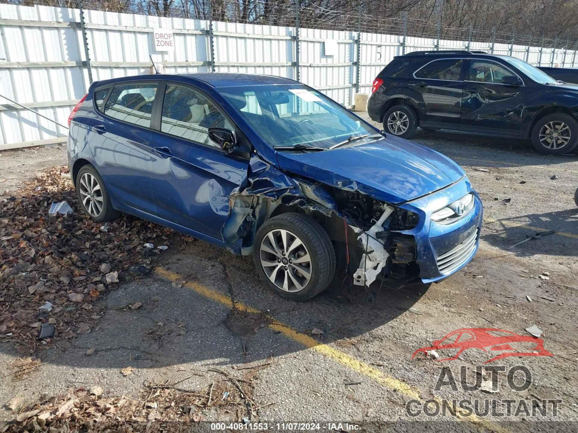 HYUNDAI ACCENT 2017 - KMHCU5AE6HU333604