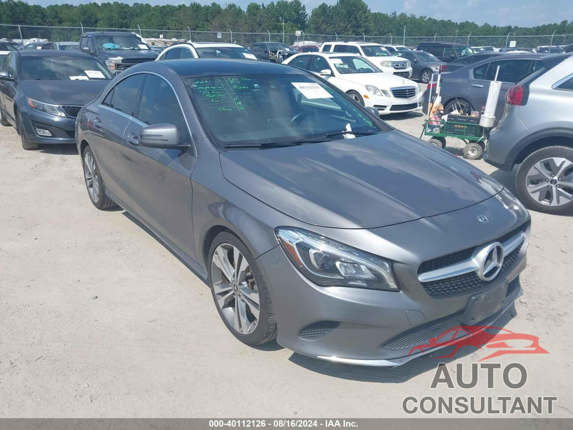 MERCEDES-BENZ CLA 250 2018 - WDDSJ4GB9JN599060