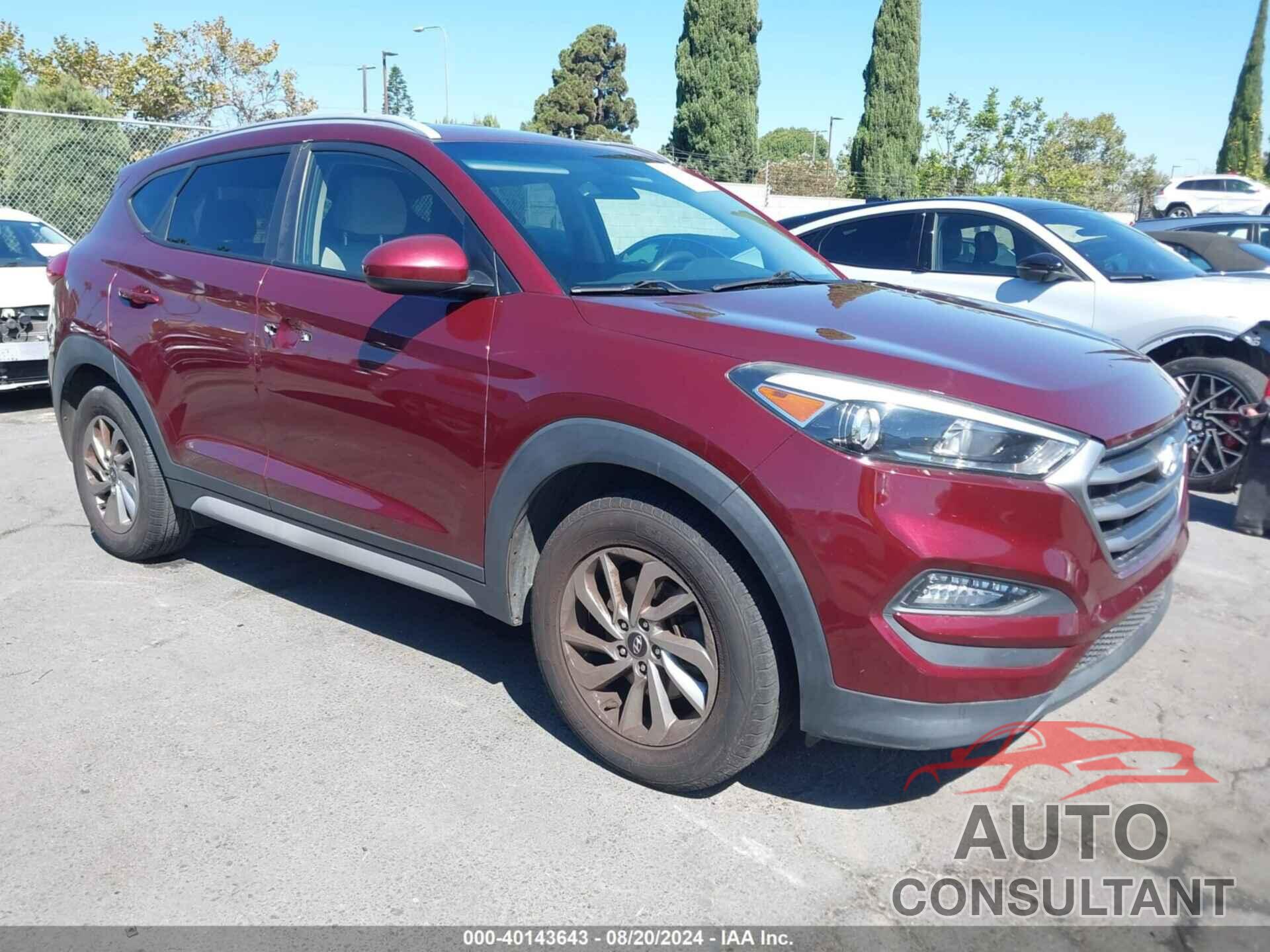 HYUNDAI TUCSON 2018 - KM8J3CA4XJU646909