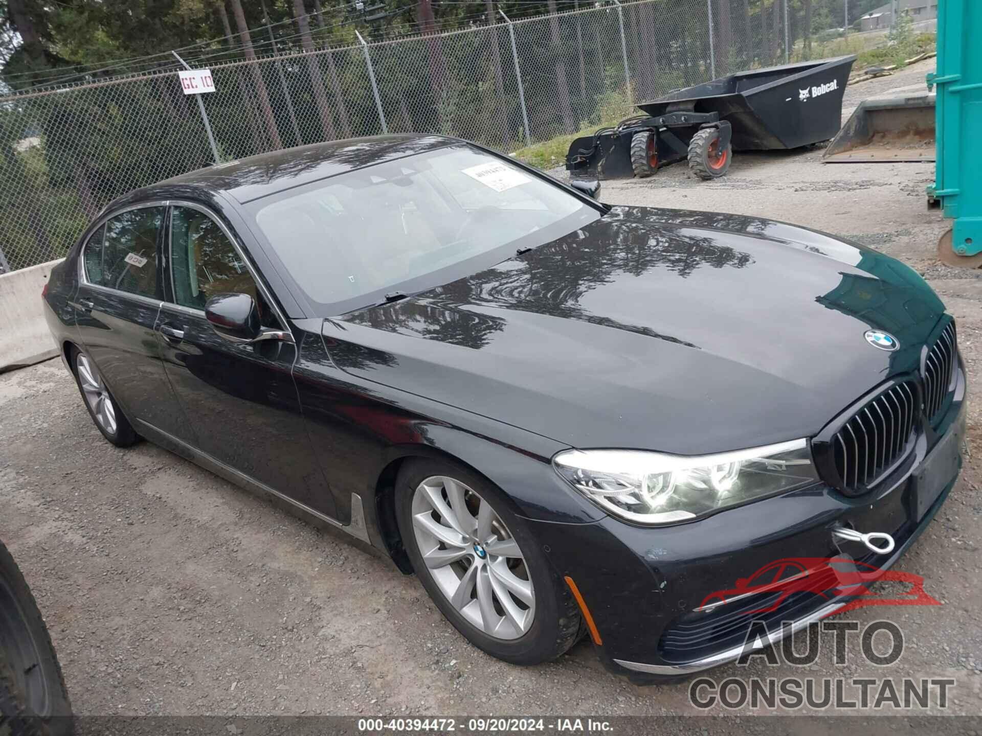 BMW 740I 2017 - WBA7E4C38HGV23313