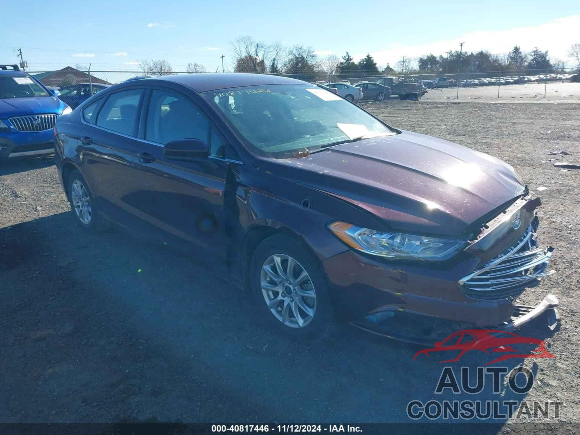 FORD FUSION 2017 - 3FA6P0G70HR118897