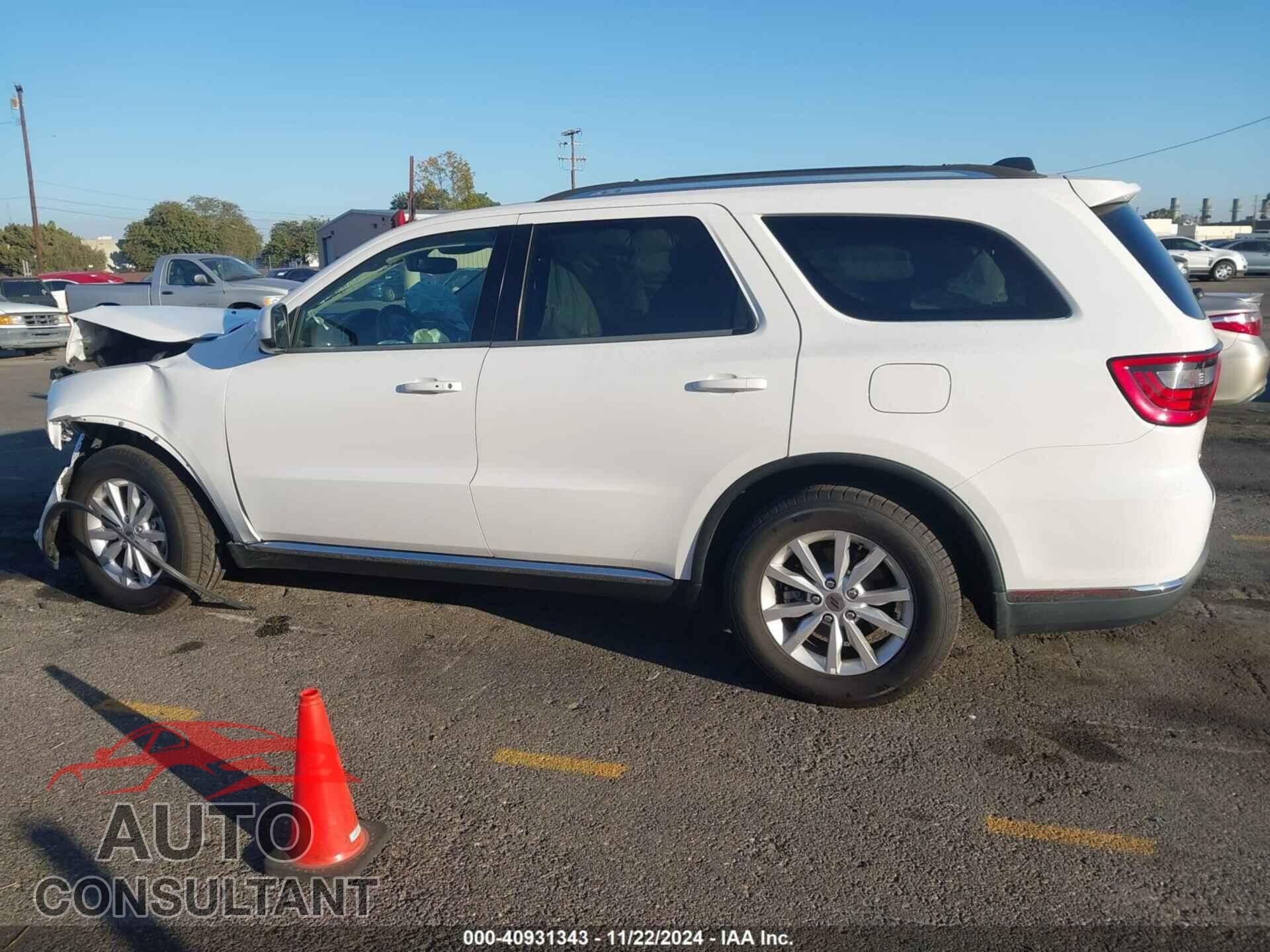 DODGE DURANGO 2019 - 1C4RDHAG5KC803393