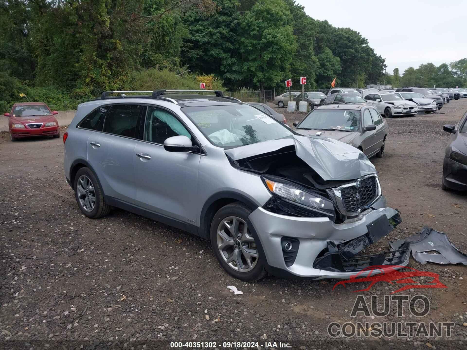 KIA SORENTO 2019 - 5XYPHDA55KG608344