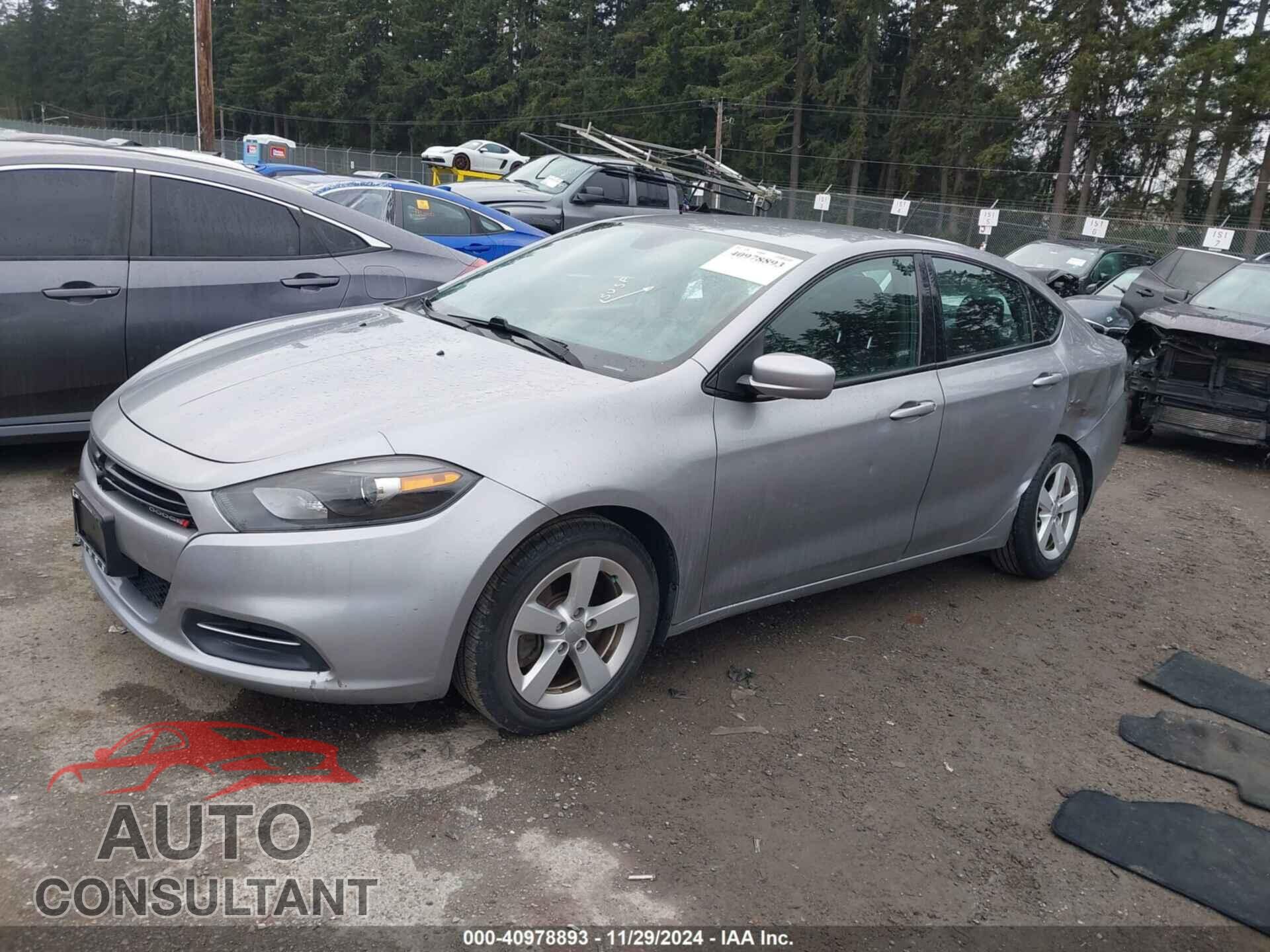 DODGE DART 2015 - 1C3CDFBB6FD431922