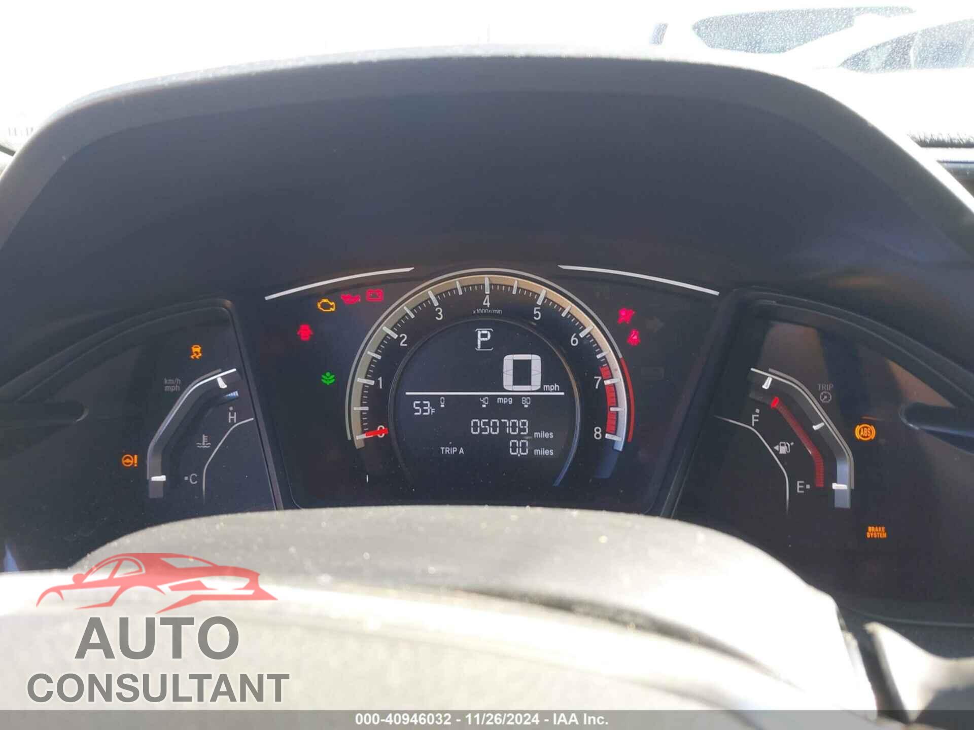 HONDA CIVIC 2018 - 19XFC2F52JE041237