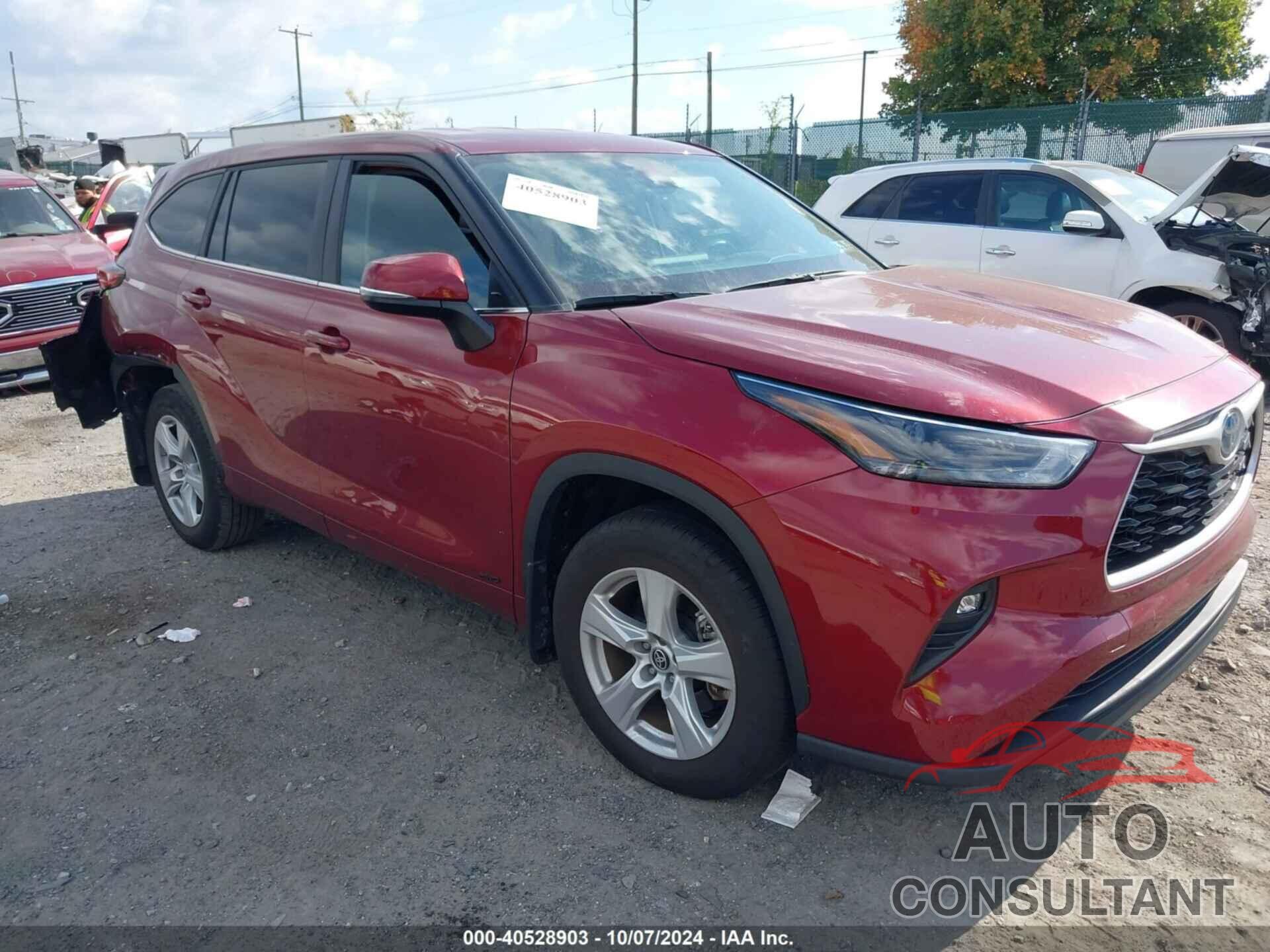 TOYOTA HIGHLANDER 2023 - 5TDBBRCH5PS111465