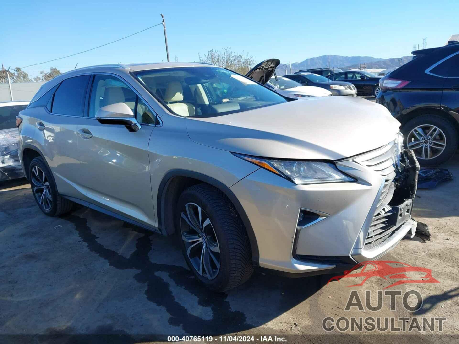 LEXUS RX 350 2019 - 2T2ZZMCA6KC117921