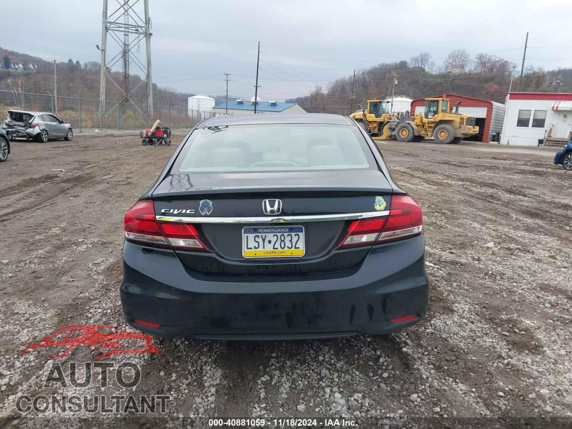 HONDA CIVIC 2013 - 19XFB2F84DE266941