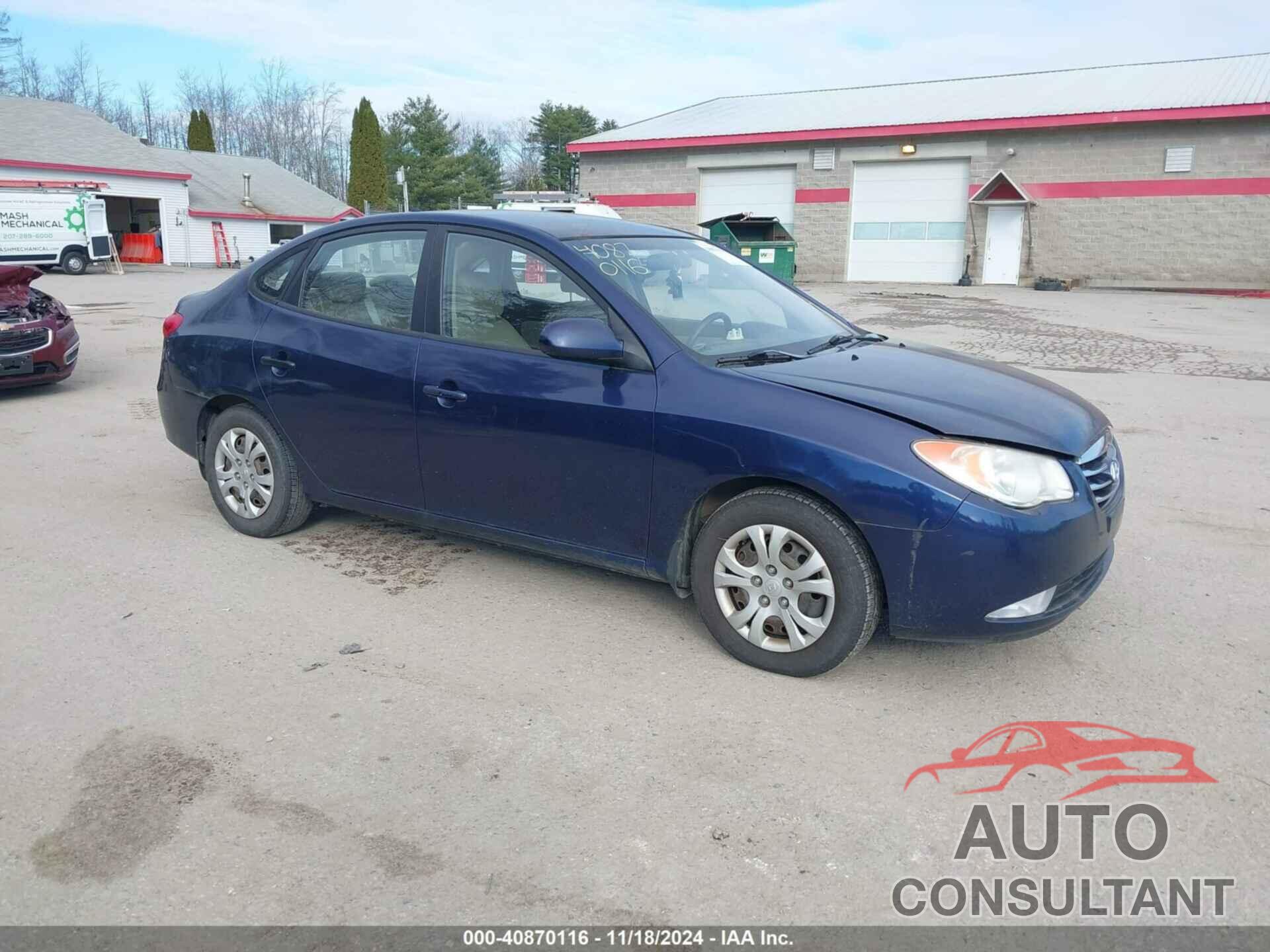HYUNDAI ELANTRA 2010 - KMHDU4ADXAU920612