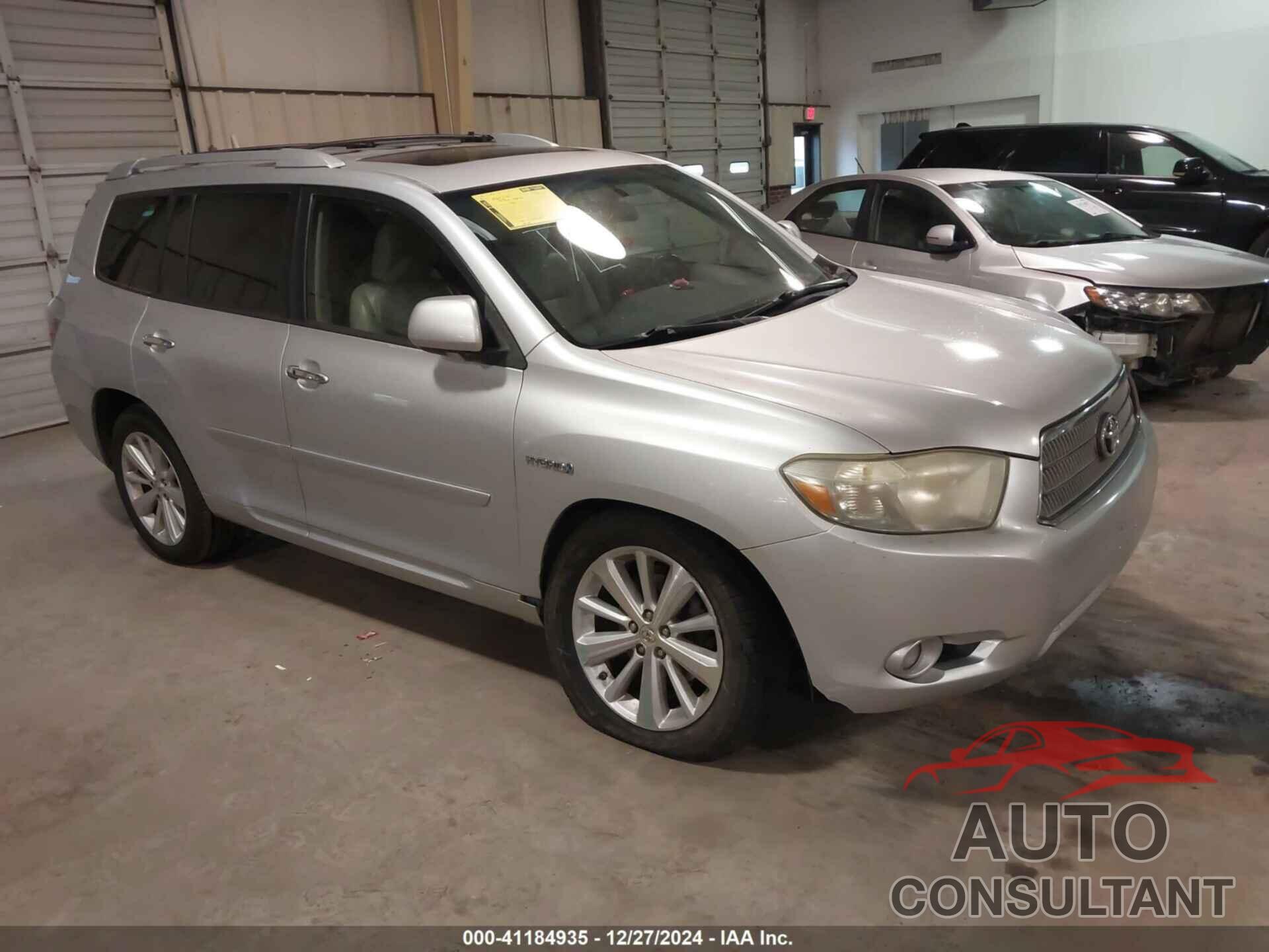 TOYOTA HIGHLANDER HYBRID 2010 - JTEJW3EH6A2040748