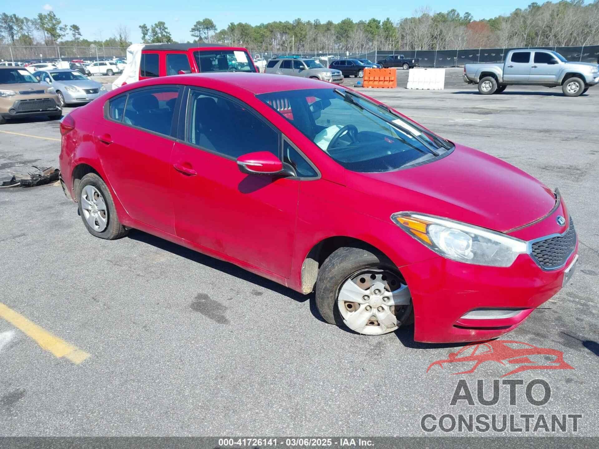 KIA FORTE 2015 - KNAFX4A66F5393253
