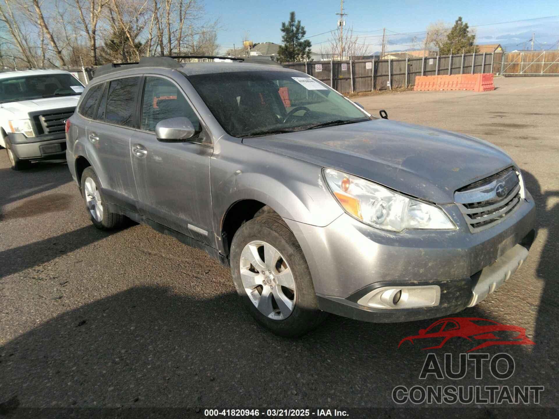 SUBARU OUTBACK 2011 - 4S4BRCCC6B3356522