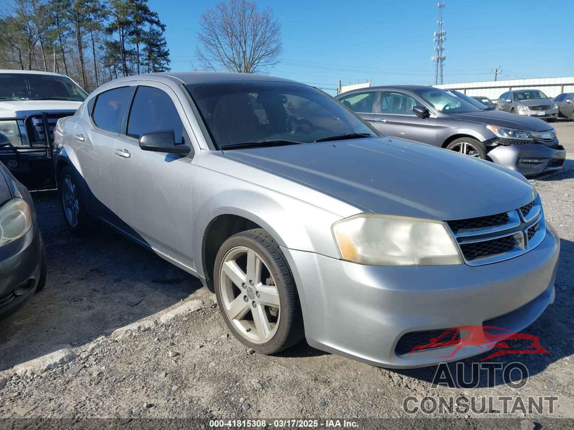 DODGE AVENGER 2013 - 1C3CDZAB5DN662238