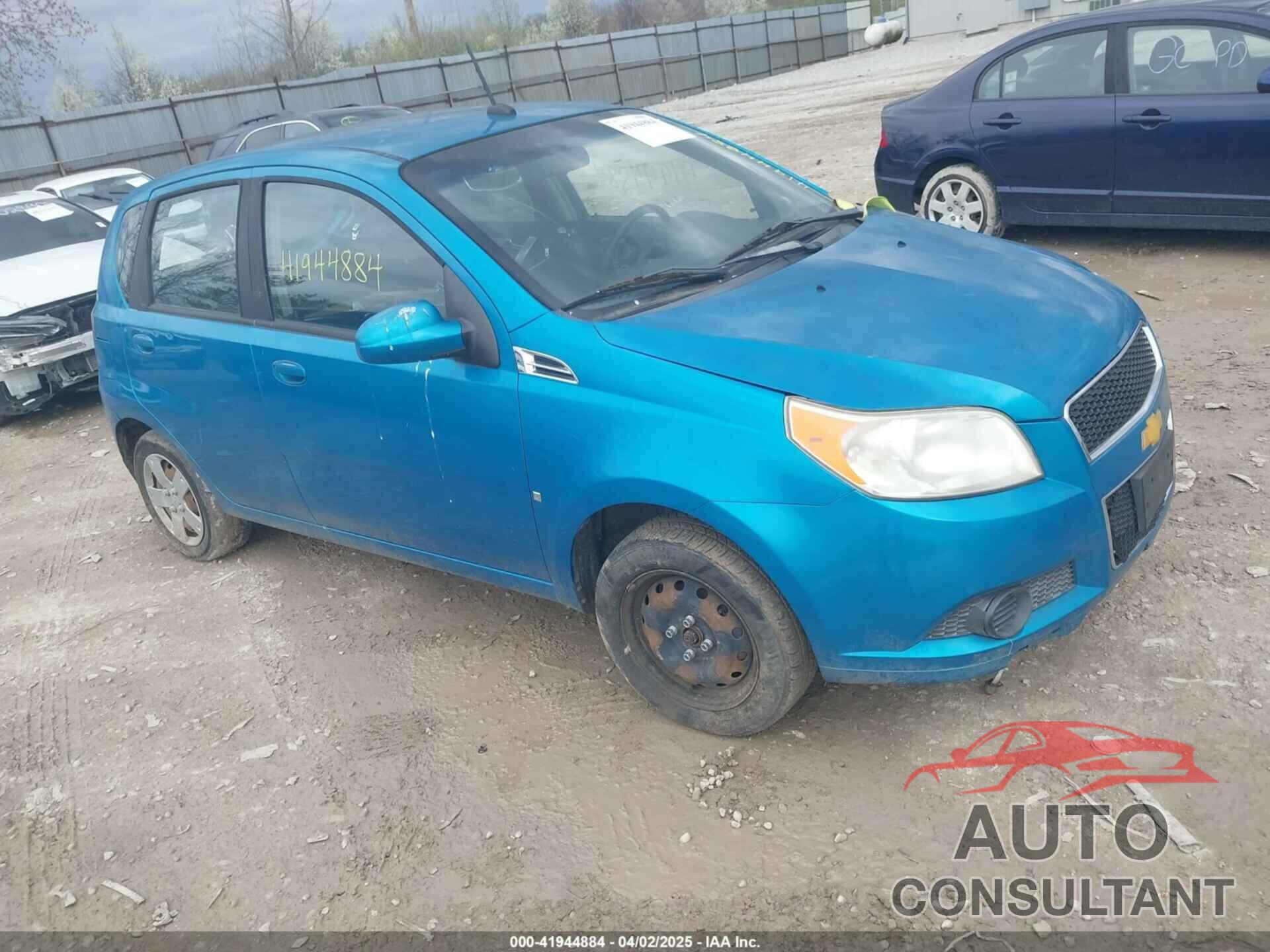 CHEVROLET AVEO 2009 - KL1TD66E29B359012
