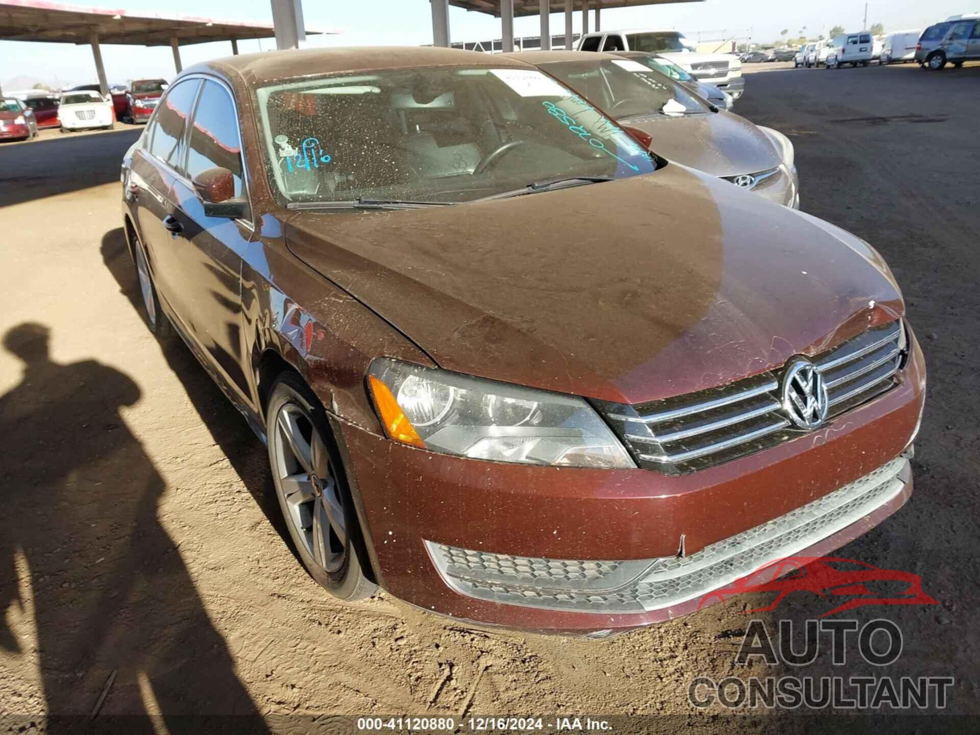 VOLKSWAGEN PASSAT 2014 - 1VWBT7A30EC072580