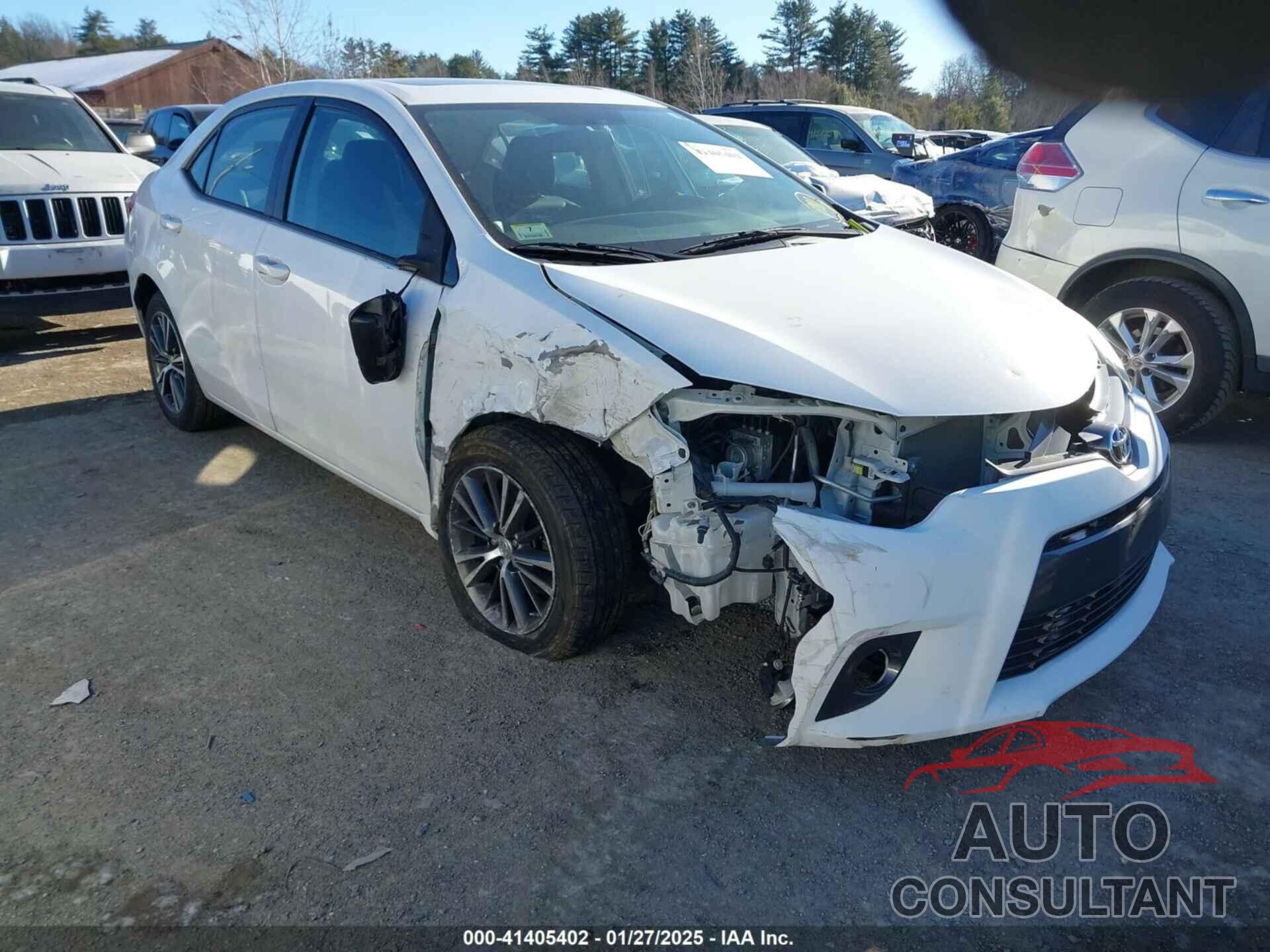 TOYOTA COROLLA 2016 - 2T1BURHE6GC585331