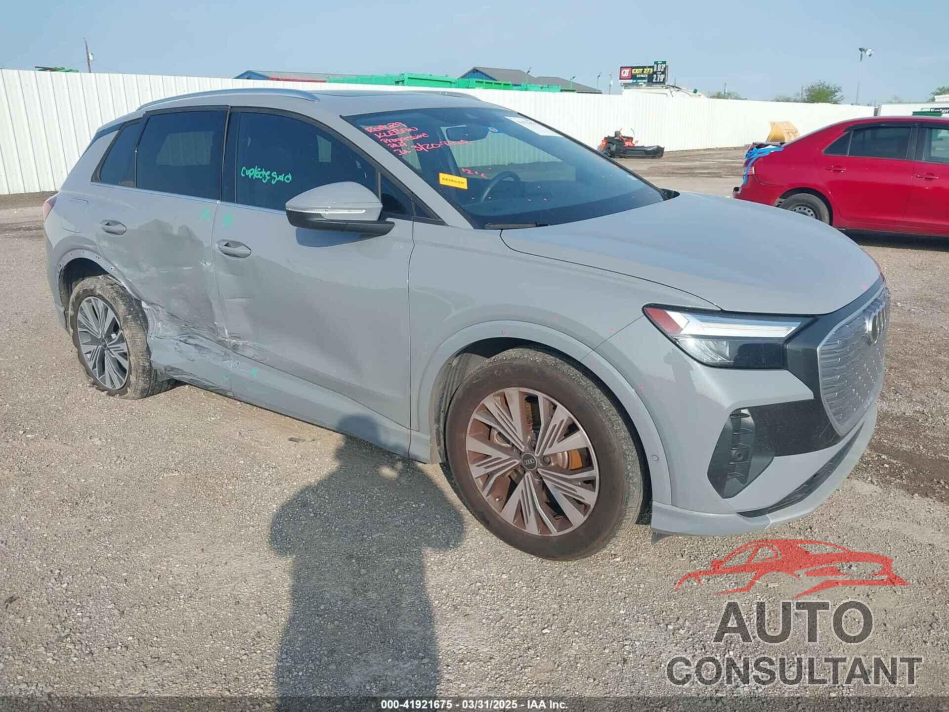 AUDI Q4 E-TRON 2023 - WA1BCBFZ3PP019686
